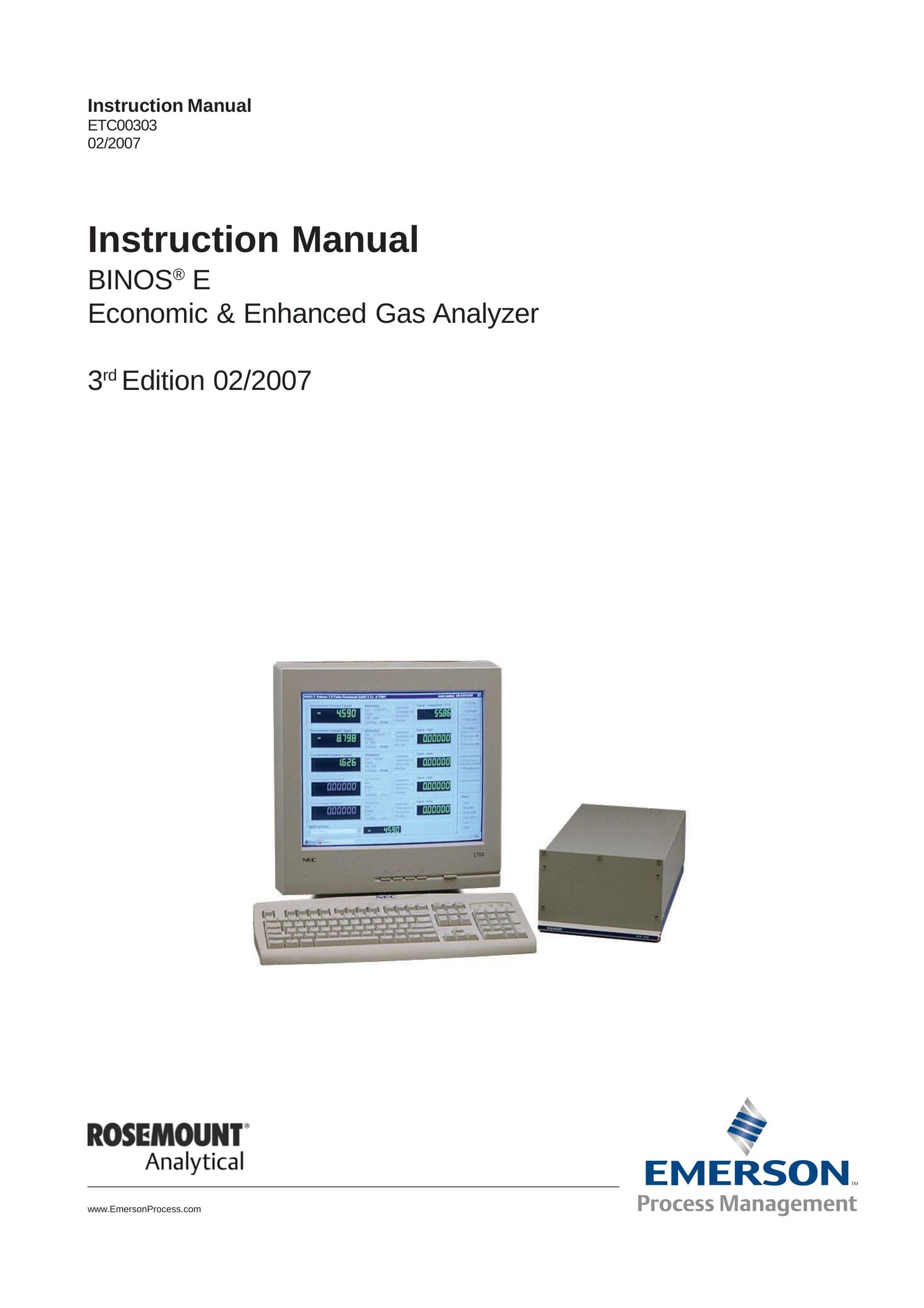 Emerson ETC00303 Printer Accessories User Manual