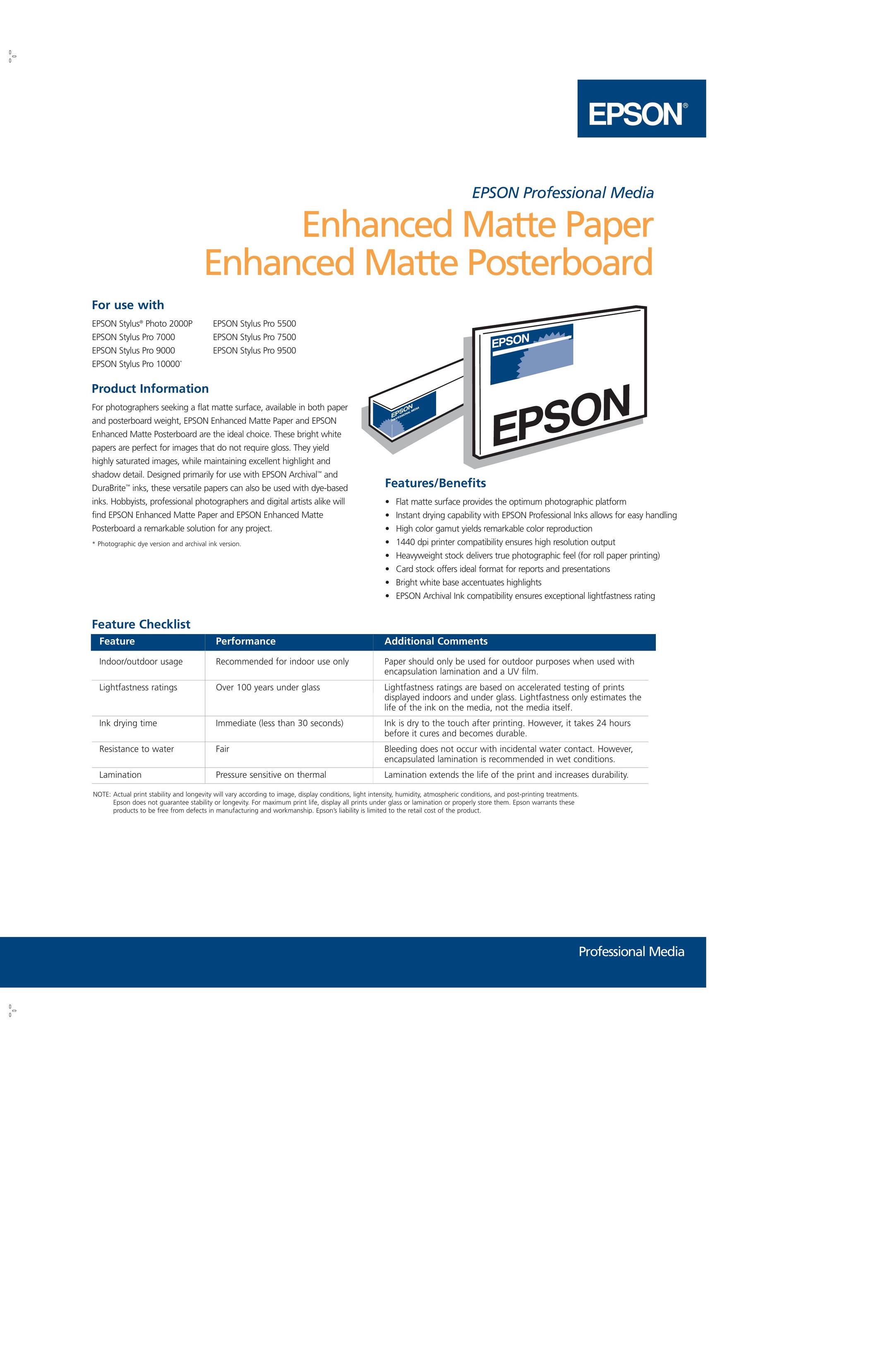 Epson S041341 Printer Accessories User Manual