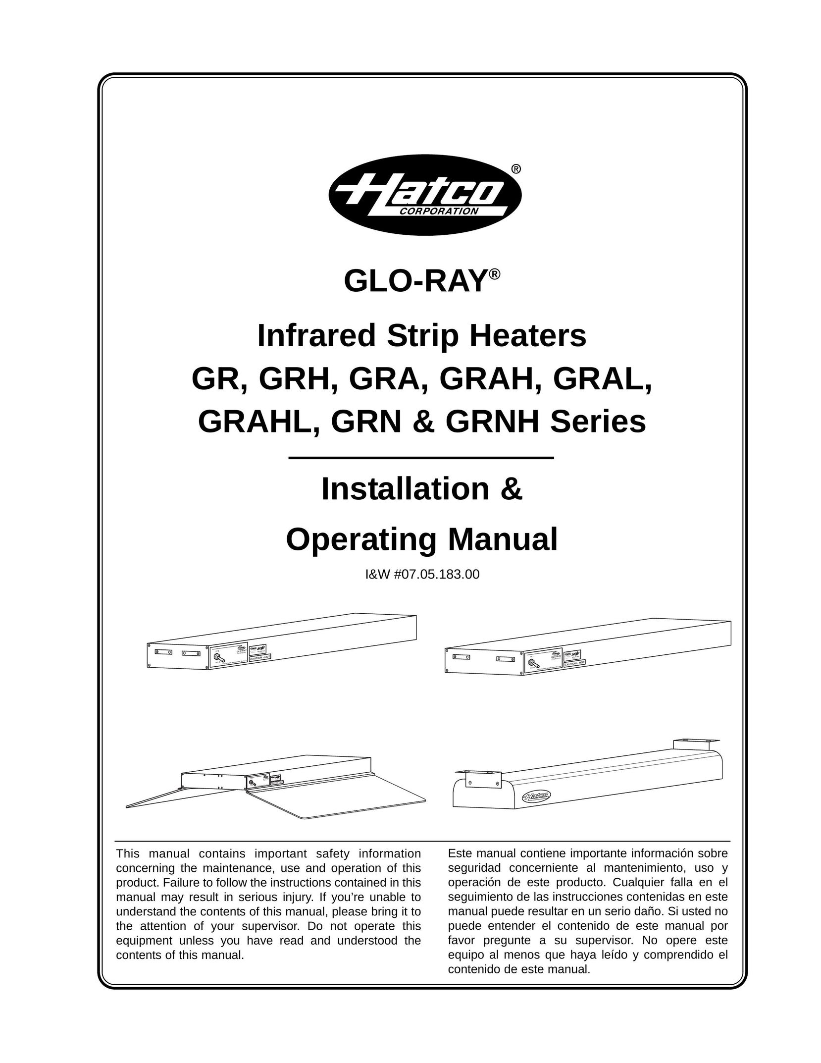 Hatco GRAH Printer Accessories User Manual