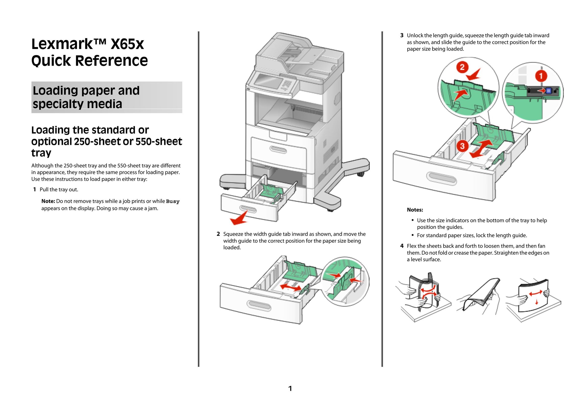 Lexmark 16M1847 Printer Accessories User Manual