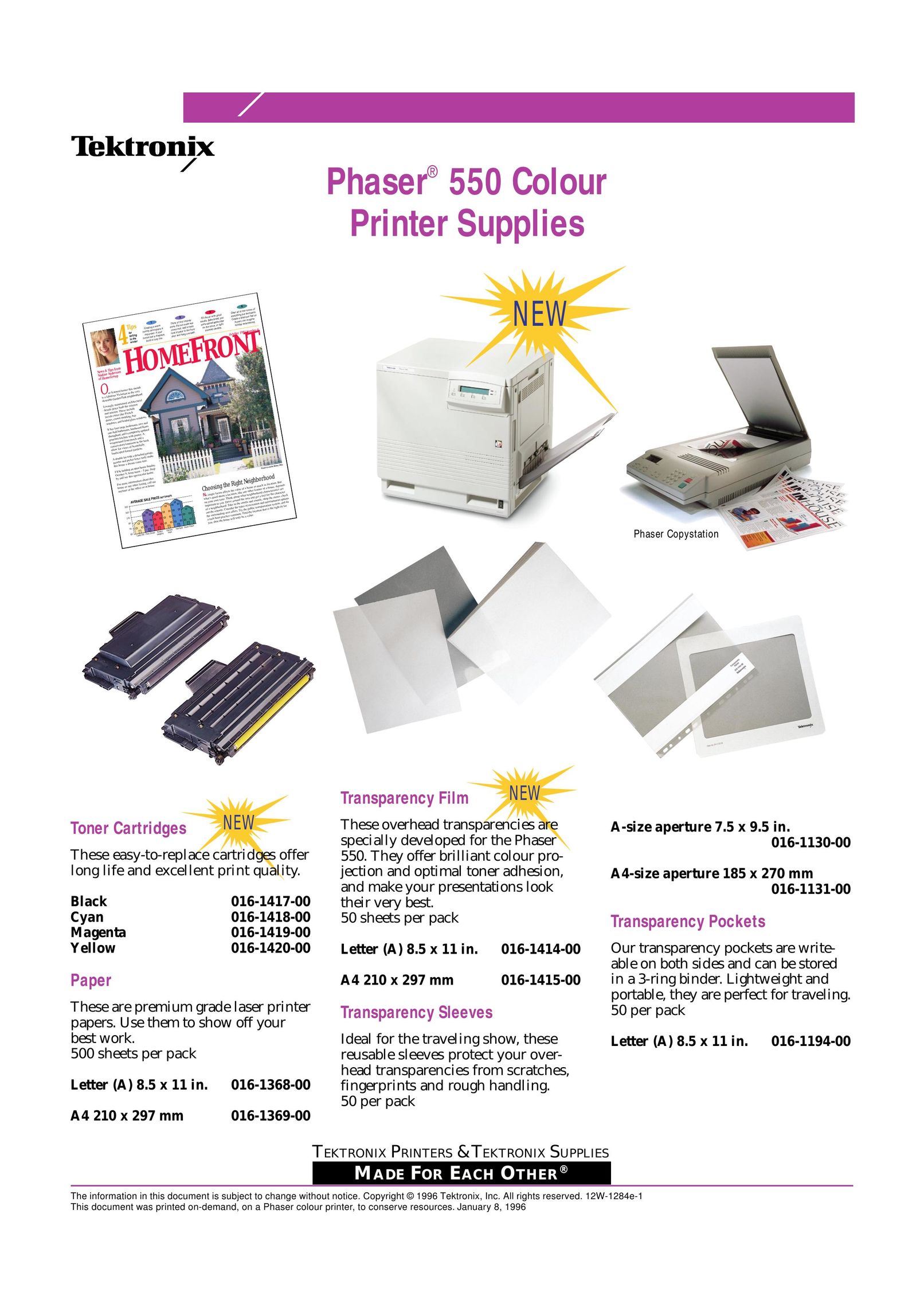 Xerox 016-1417-00 Printer Accessories User Manual