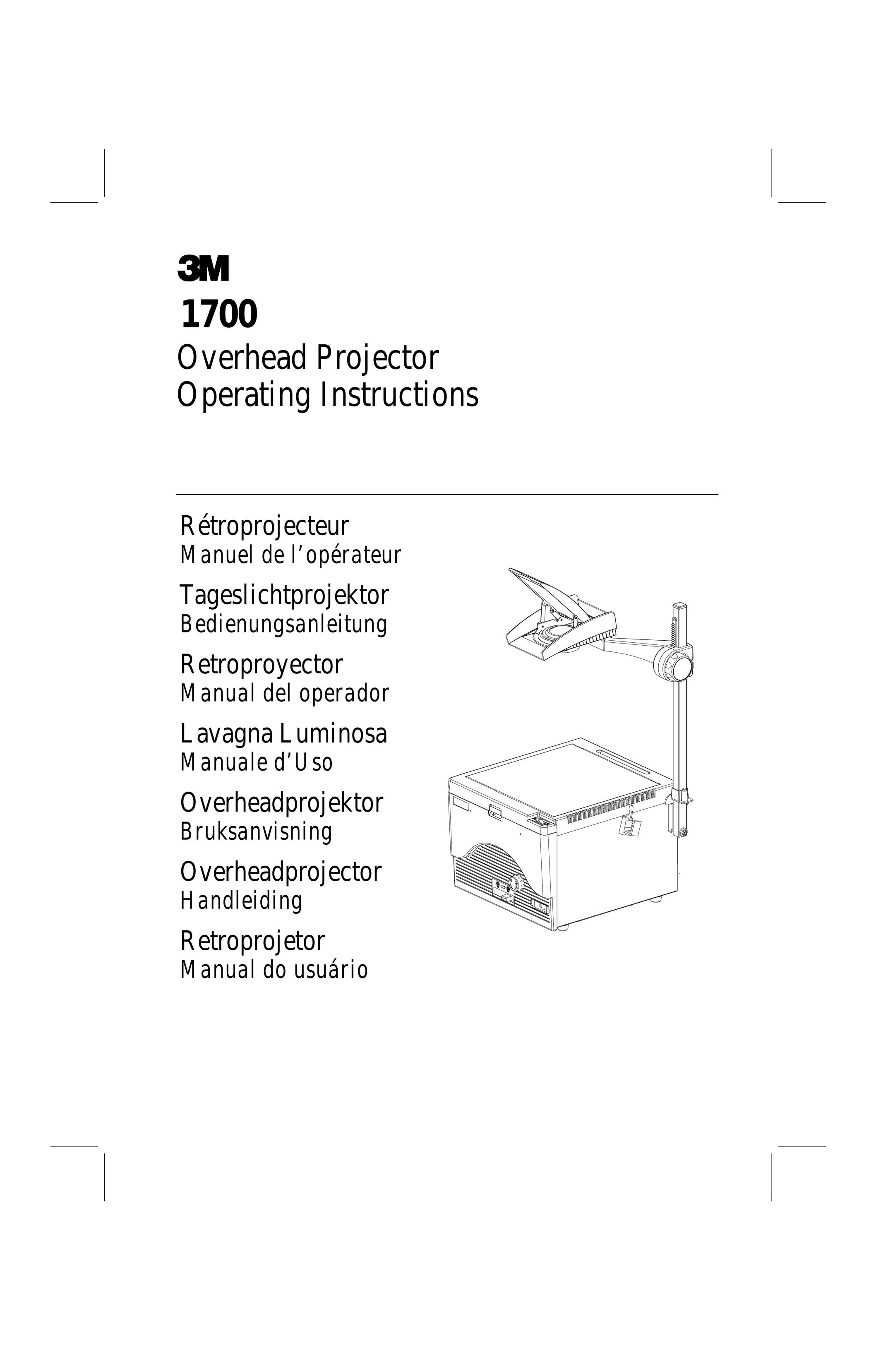 3M 1700 Projector User Manual