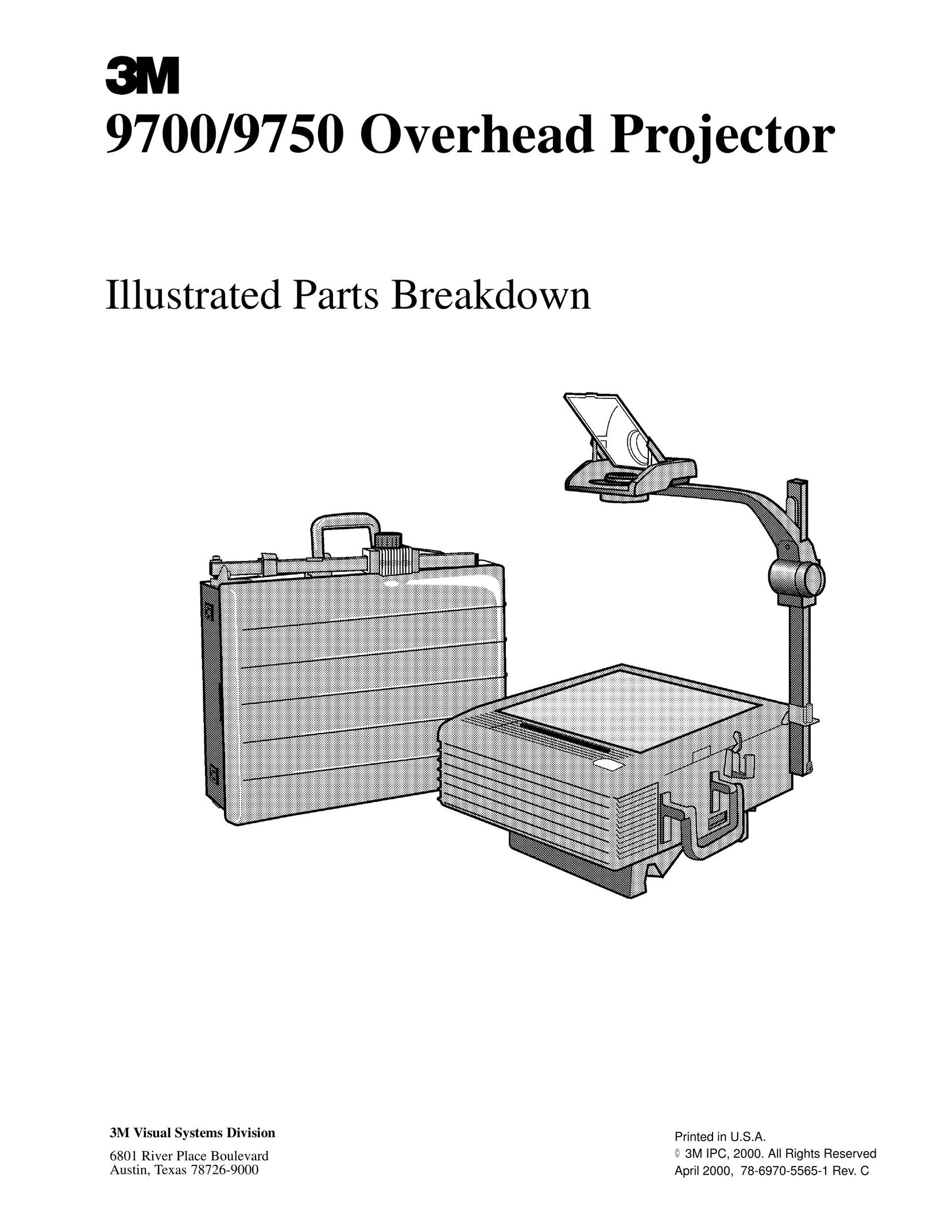 3M 9700 Projector User Manual