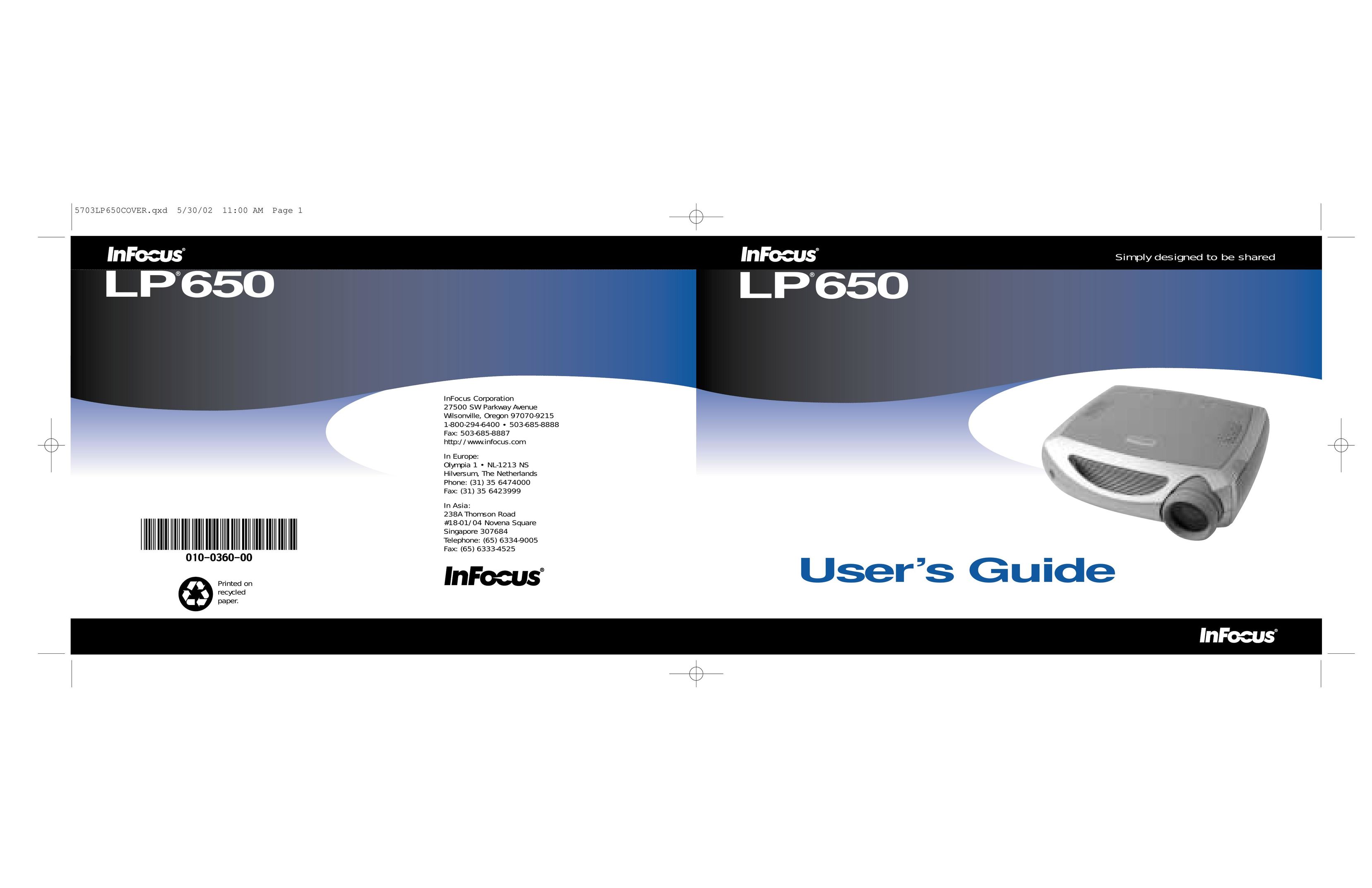 Apple LP 650 Projector User Manual