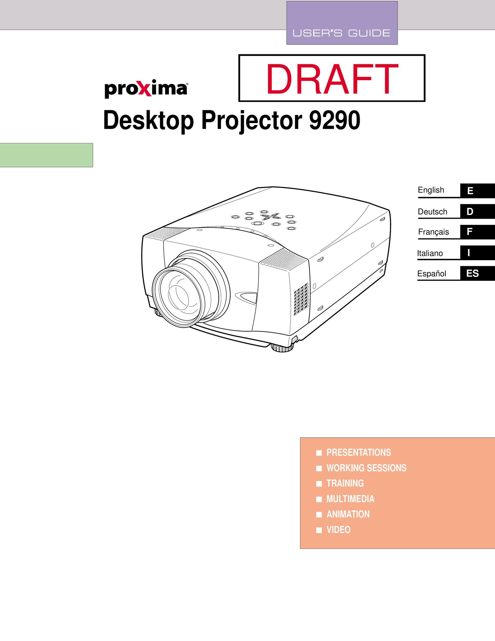Ask Proxima 9290 Projector User Manual