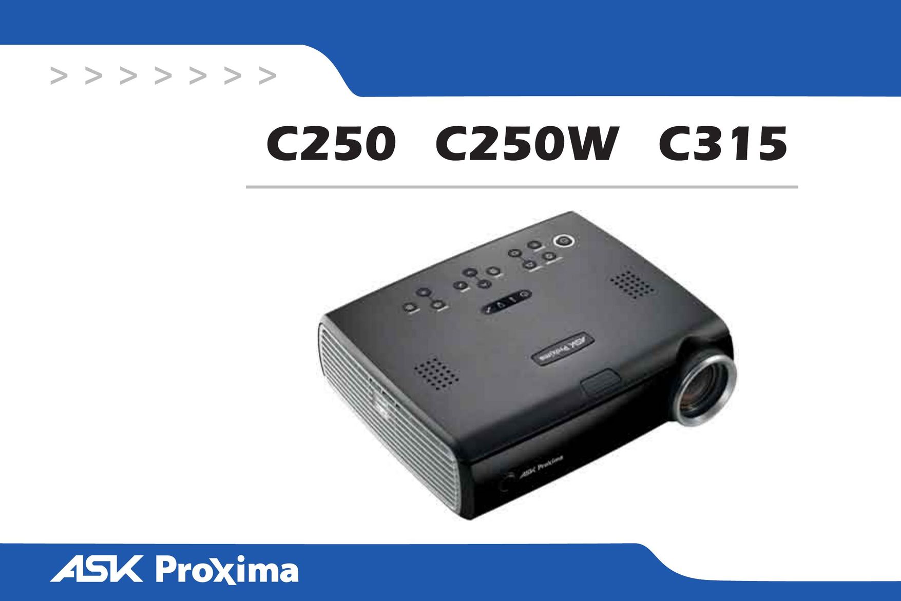 Ask Proxima C315 Projector User Manual