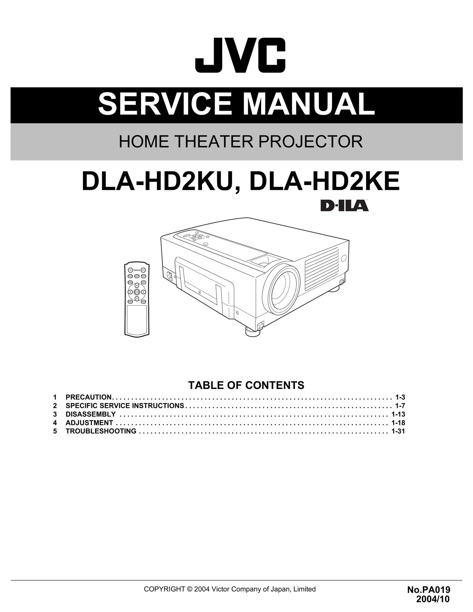 Belkin DLA-HD2KU Projector User Manual