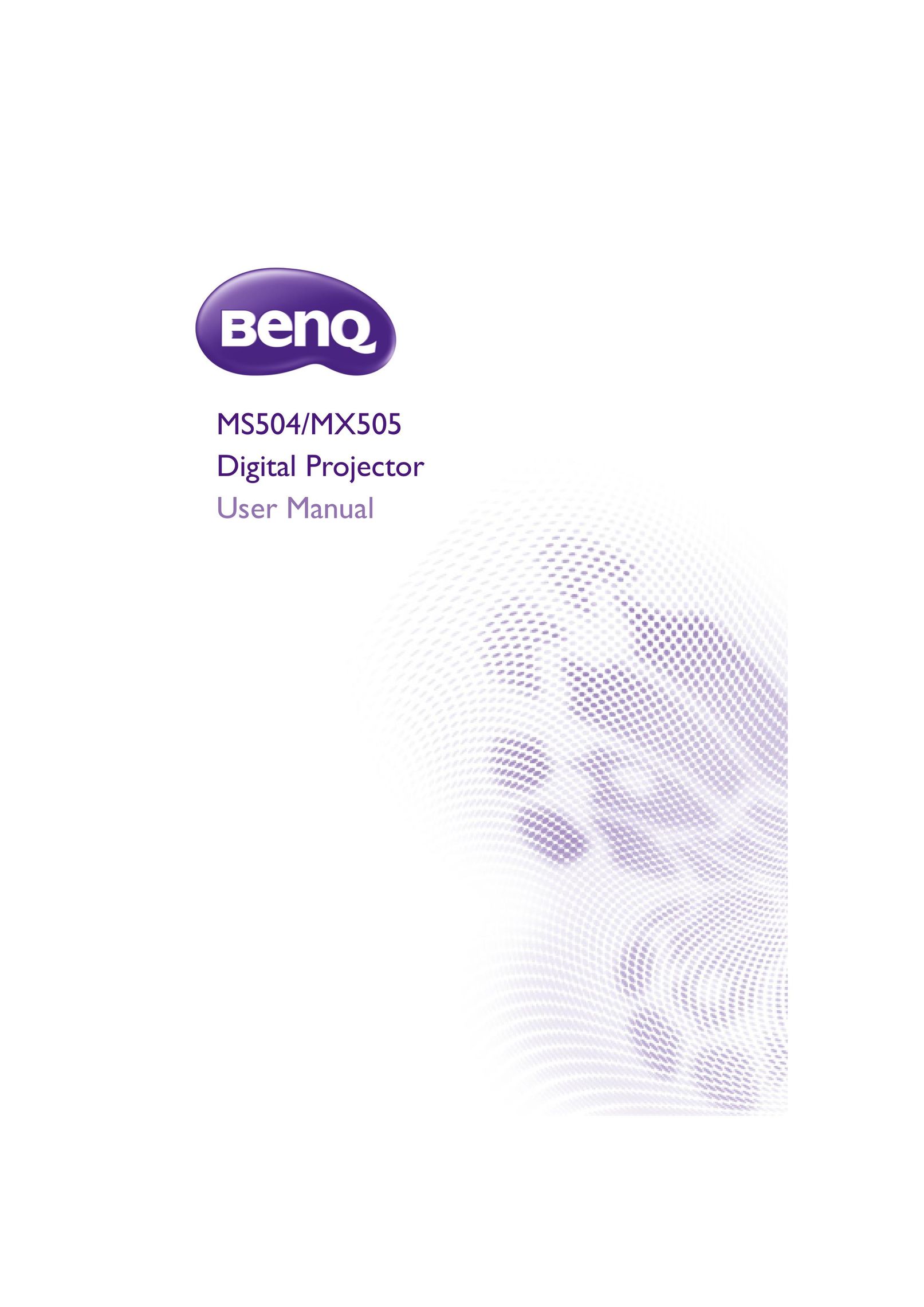 BenQ MS504 Projector User Manual