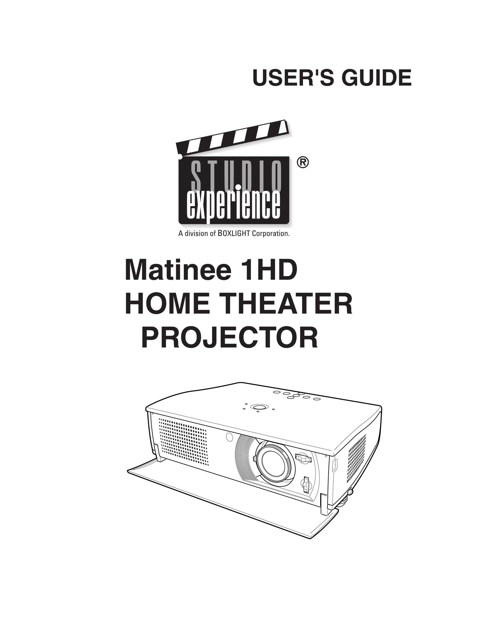 BOXLIGHT Matinee 1HD Projector User Manual
