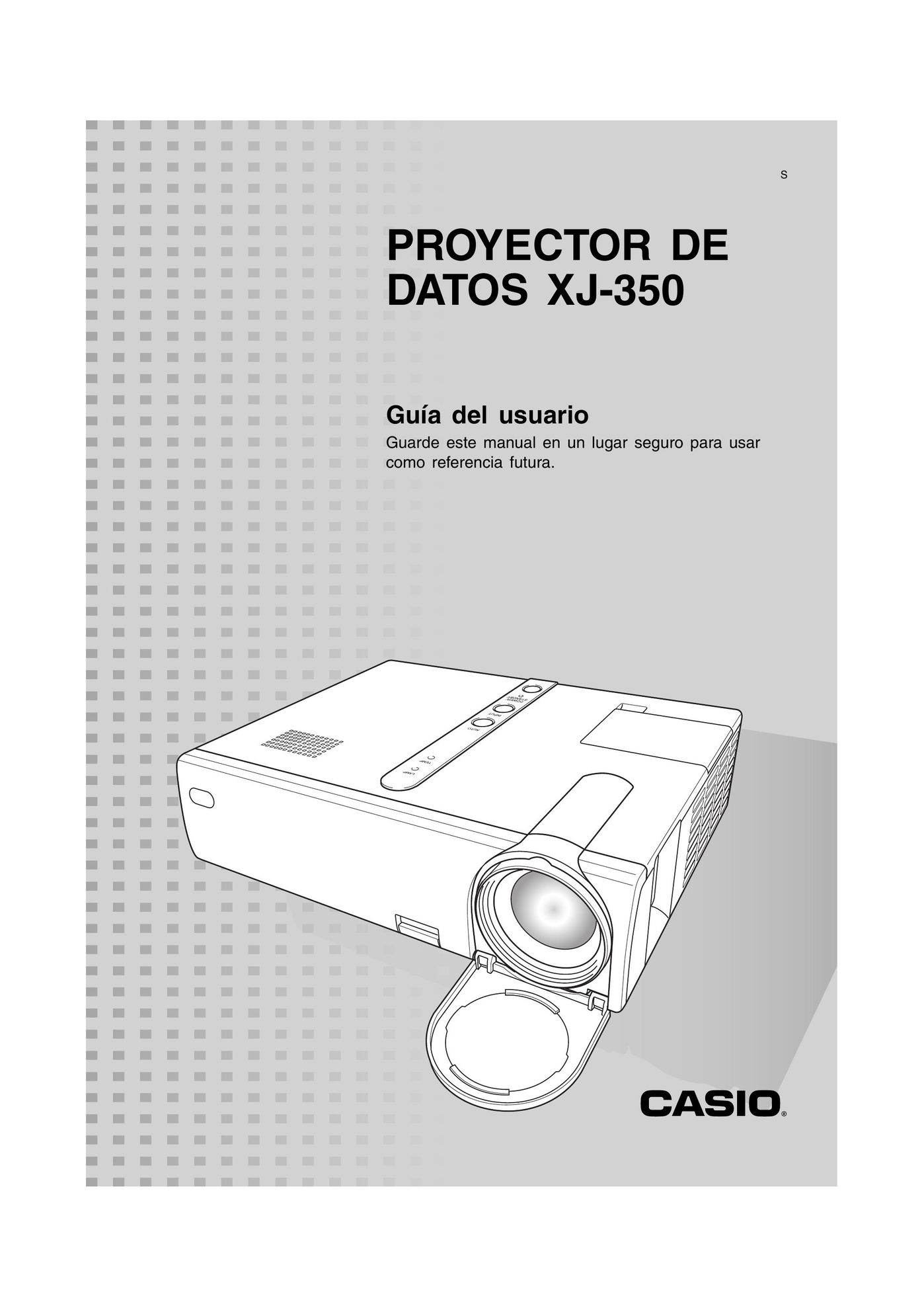 Casio XJ-350 Projector User Manual