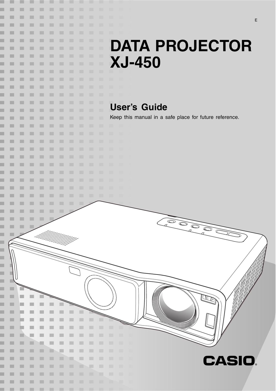 Casio XJ-450 Projector User Manual