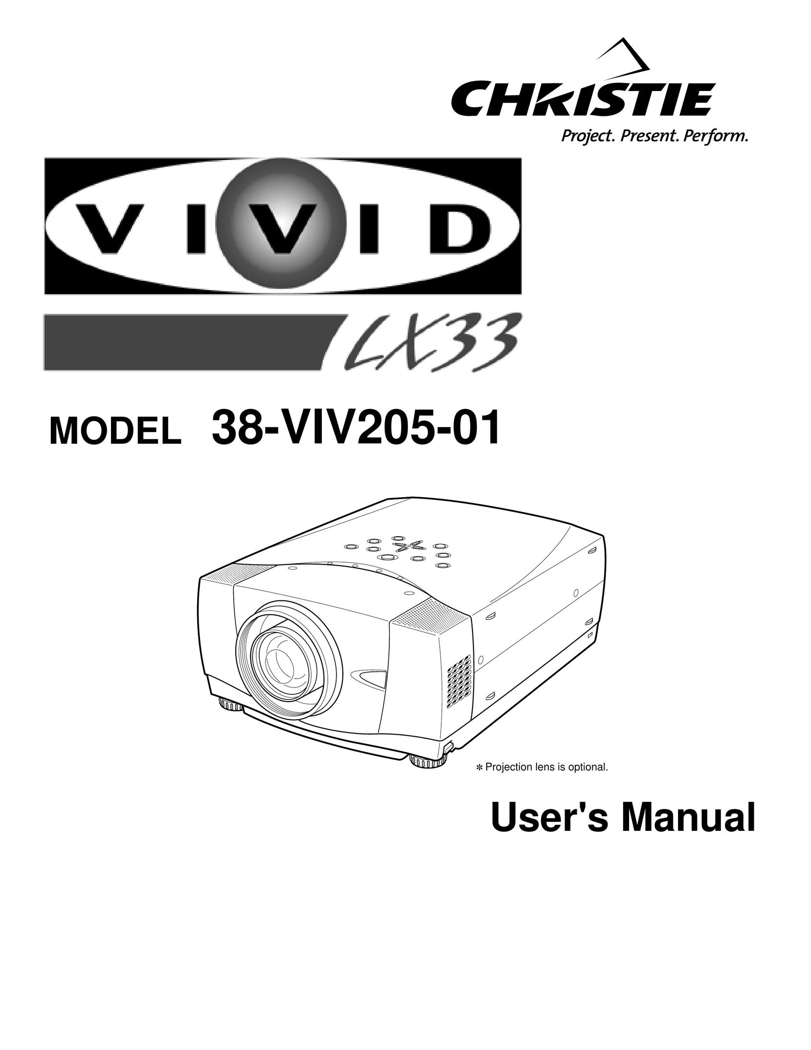Christie Digital Systems 38-VIV205-01 Projector User Manual