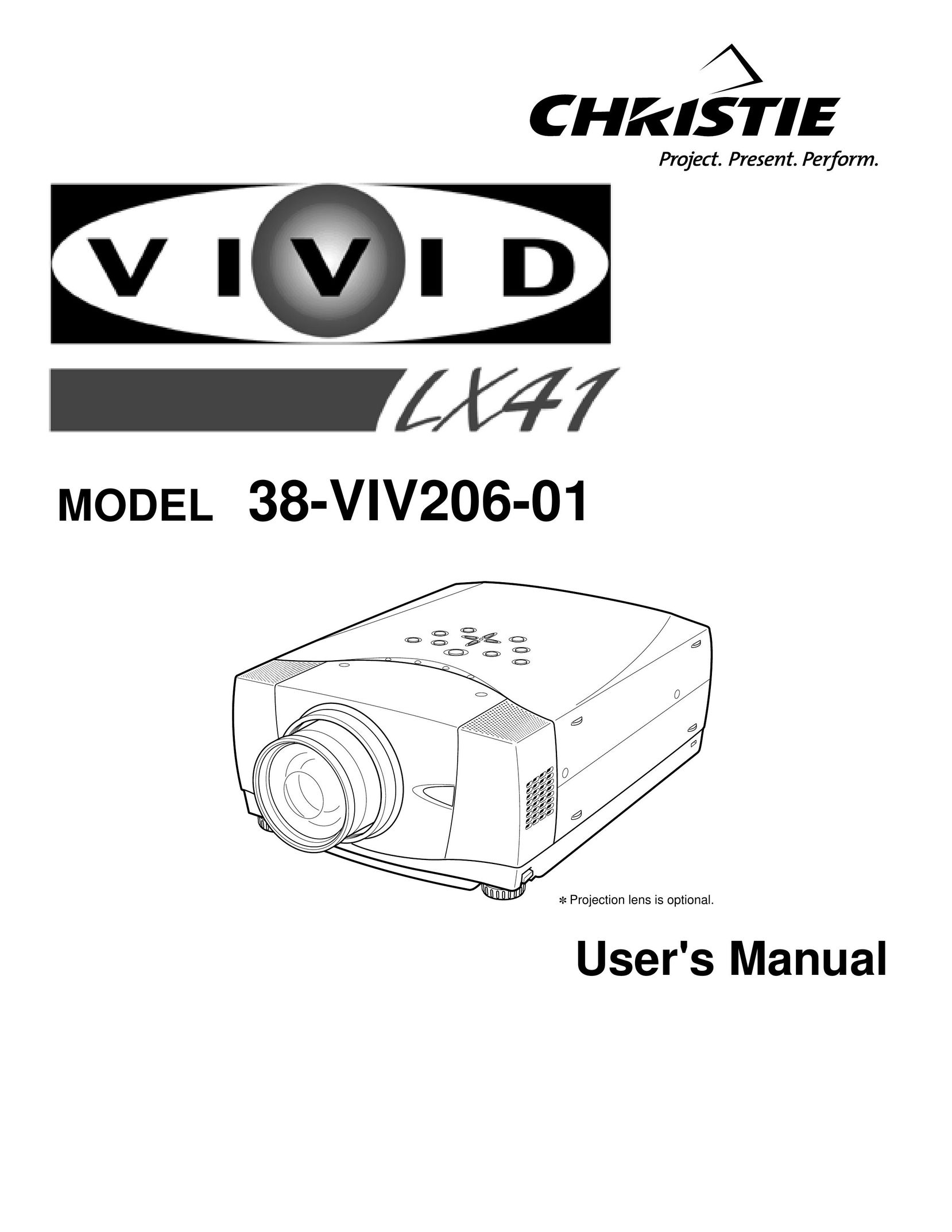 Christie Digital Systems 38-VIV206-01 Projector User Manual