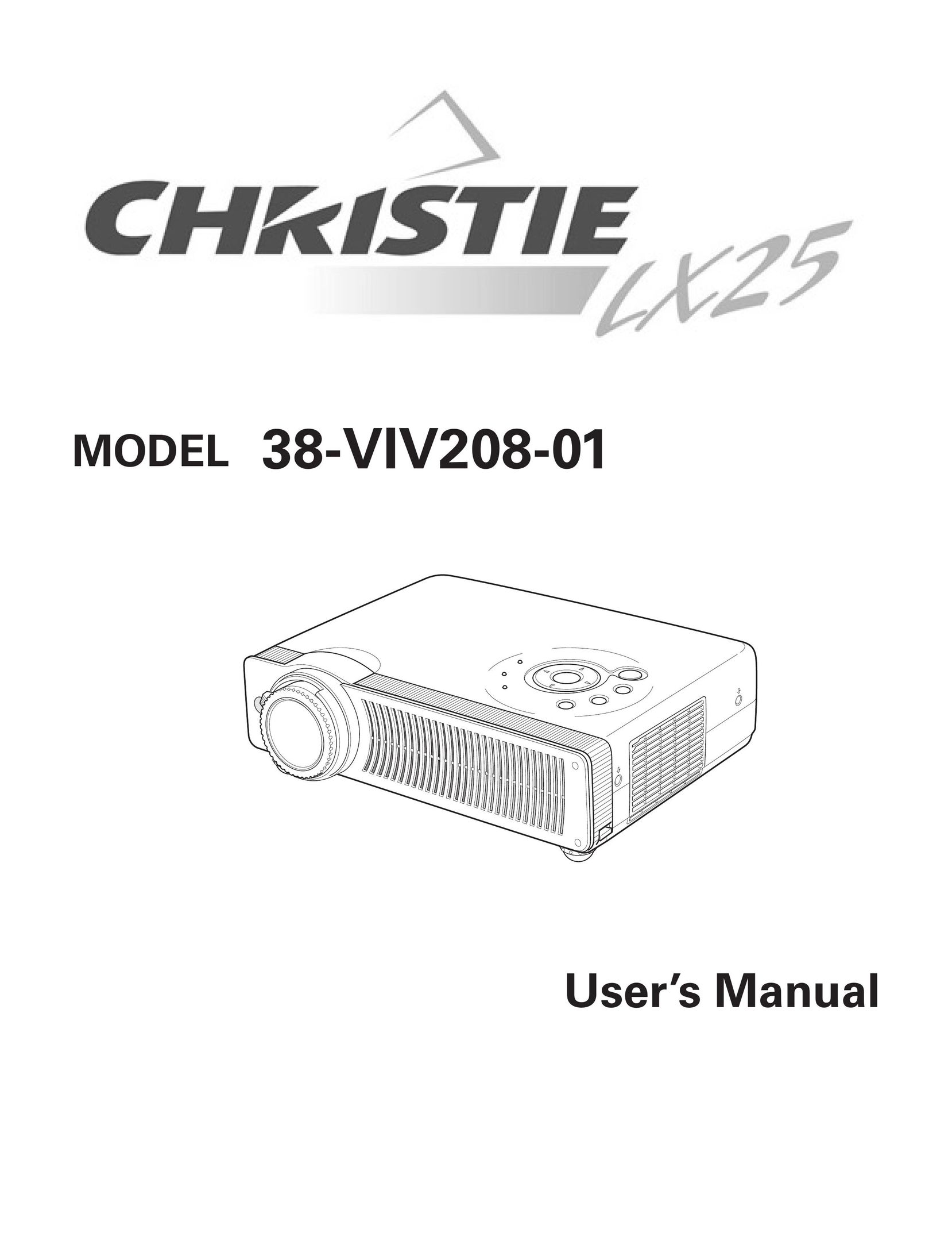 Christie Digital Systems 38-VIV208-01 Projector User Manual