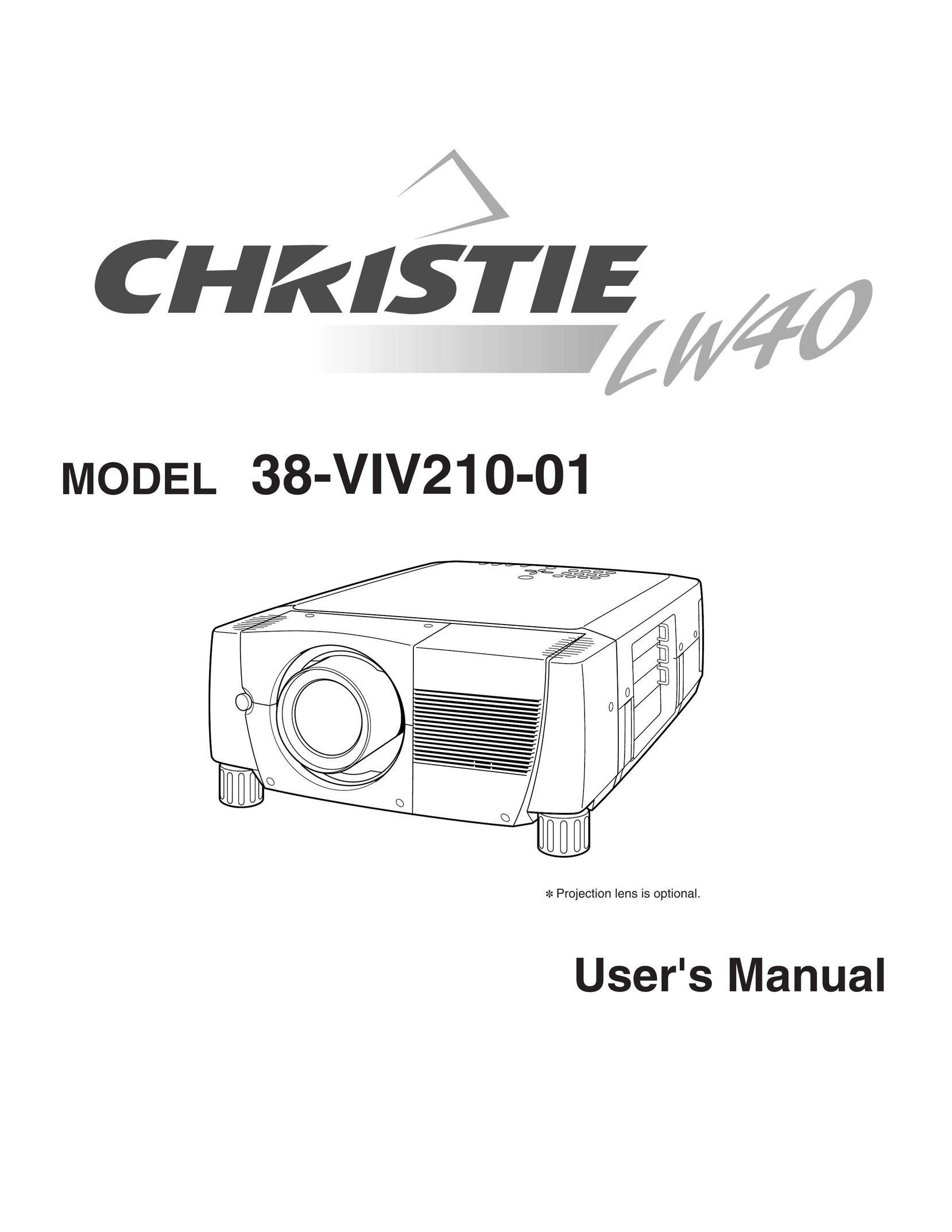 Christie Digital Systems 38-VIV210-01 Projector User Manual