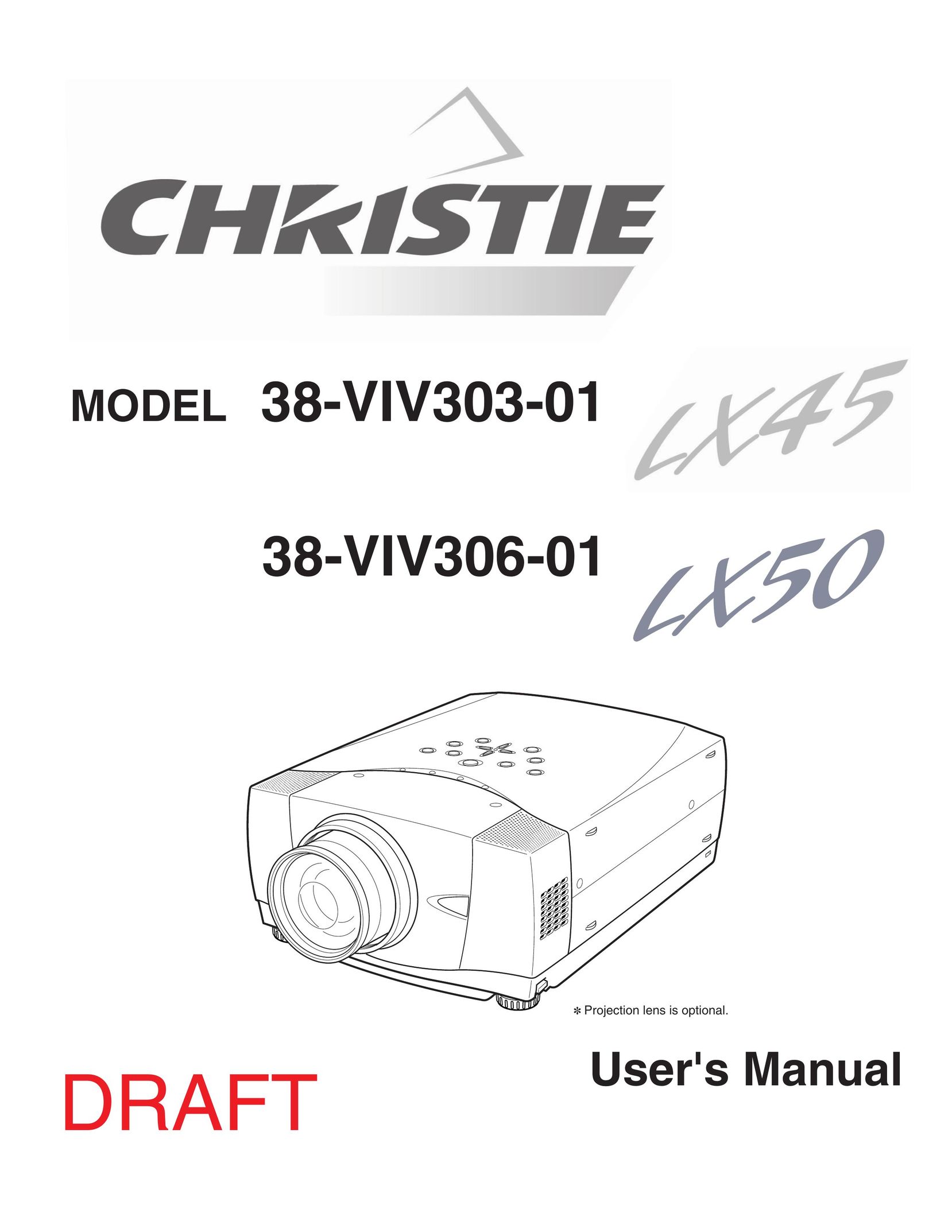 Christie Digital Systems 38-VIV303-01 Projector User Manual