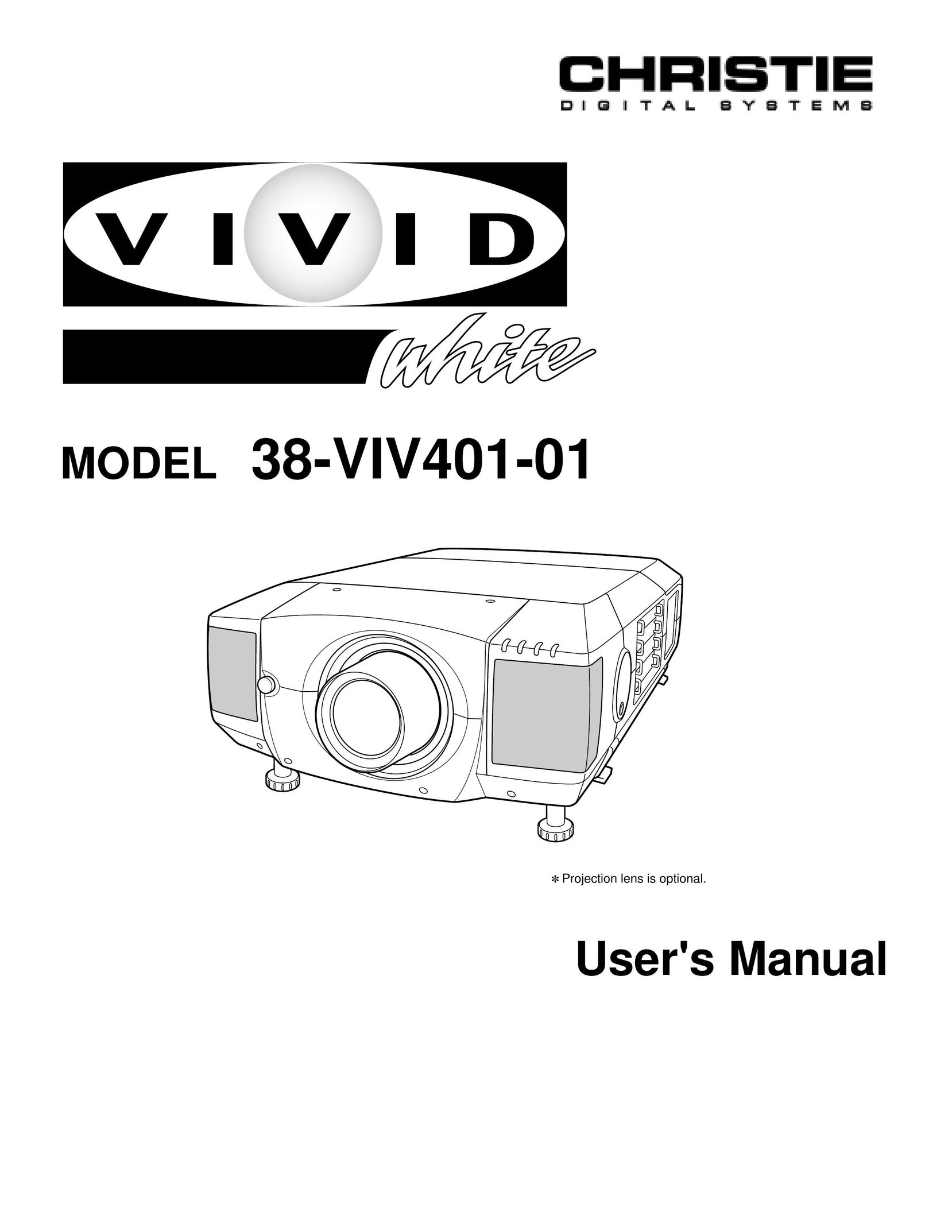 Christie Digital Systems 38-VIV401-01 Projector User Manual