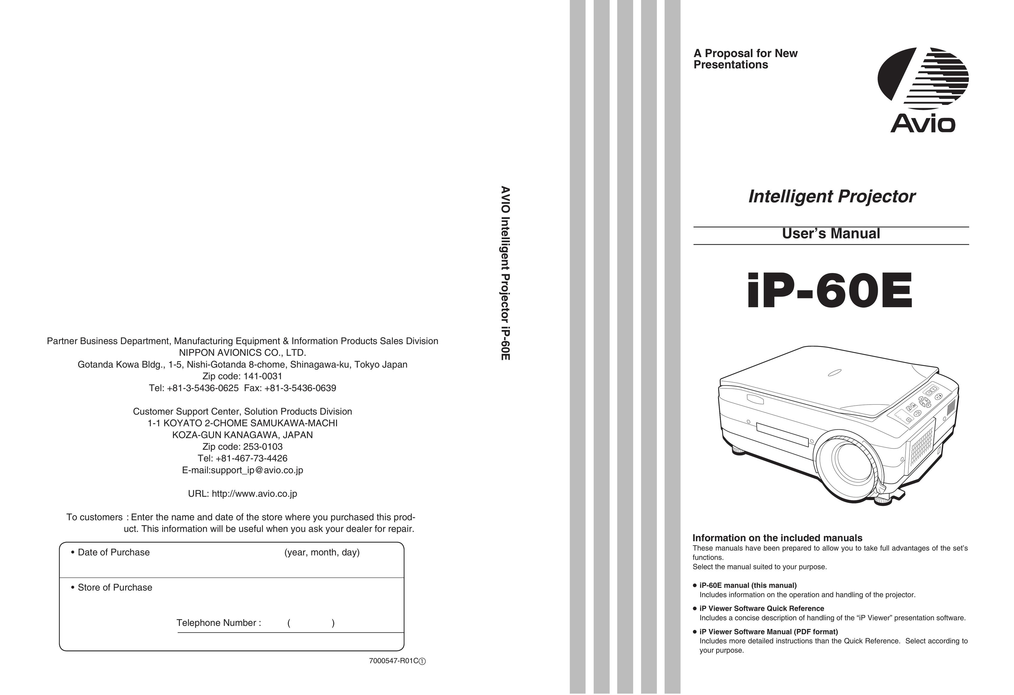 Compaq iP-60E Projector User Manual