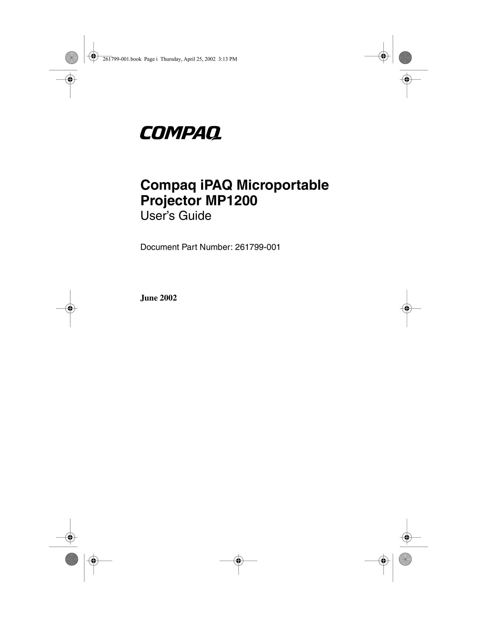 Compaq MP1200 Projector User Manual