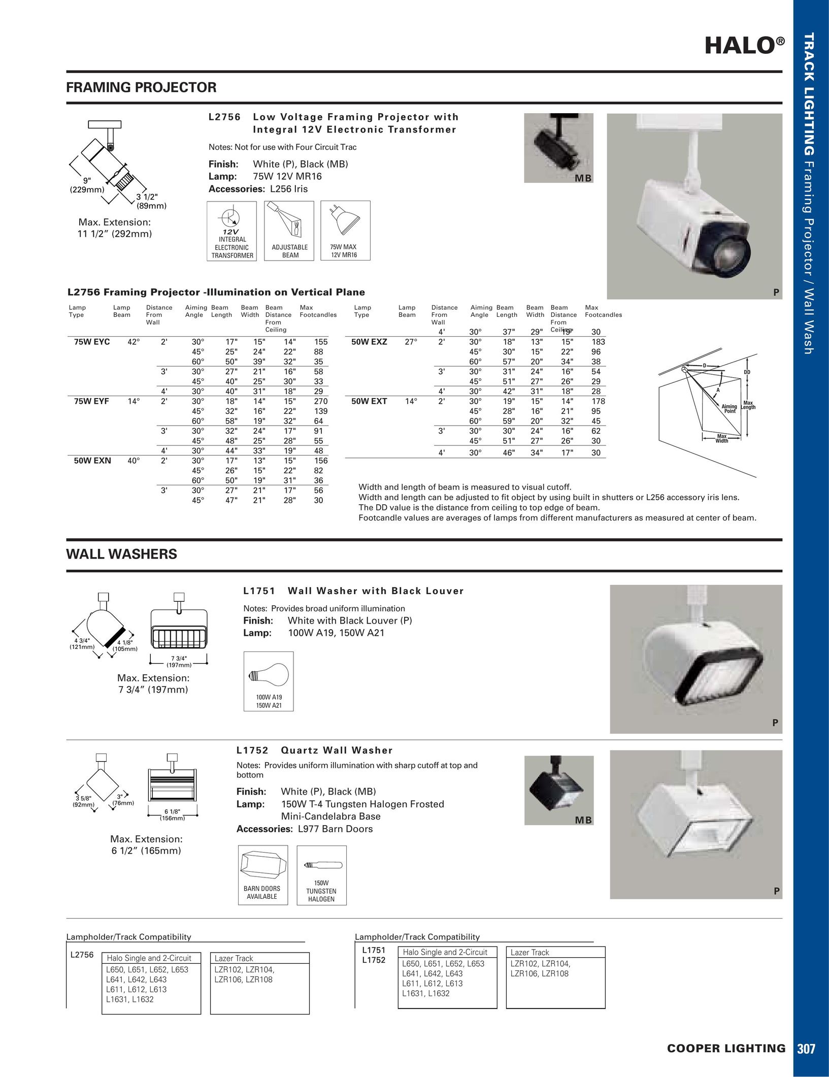 Cooper Lighting L2756 Projector User Manual