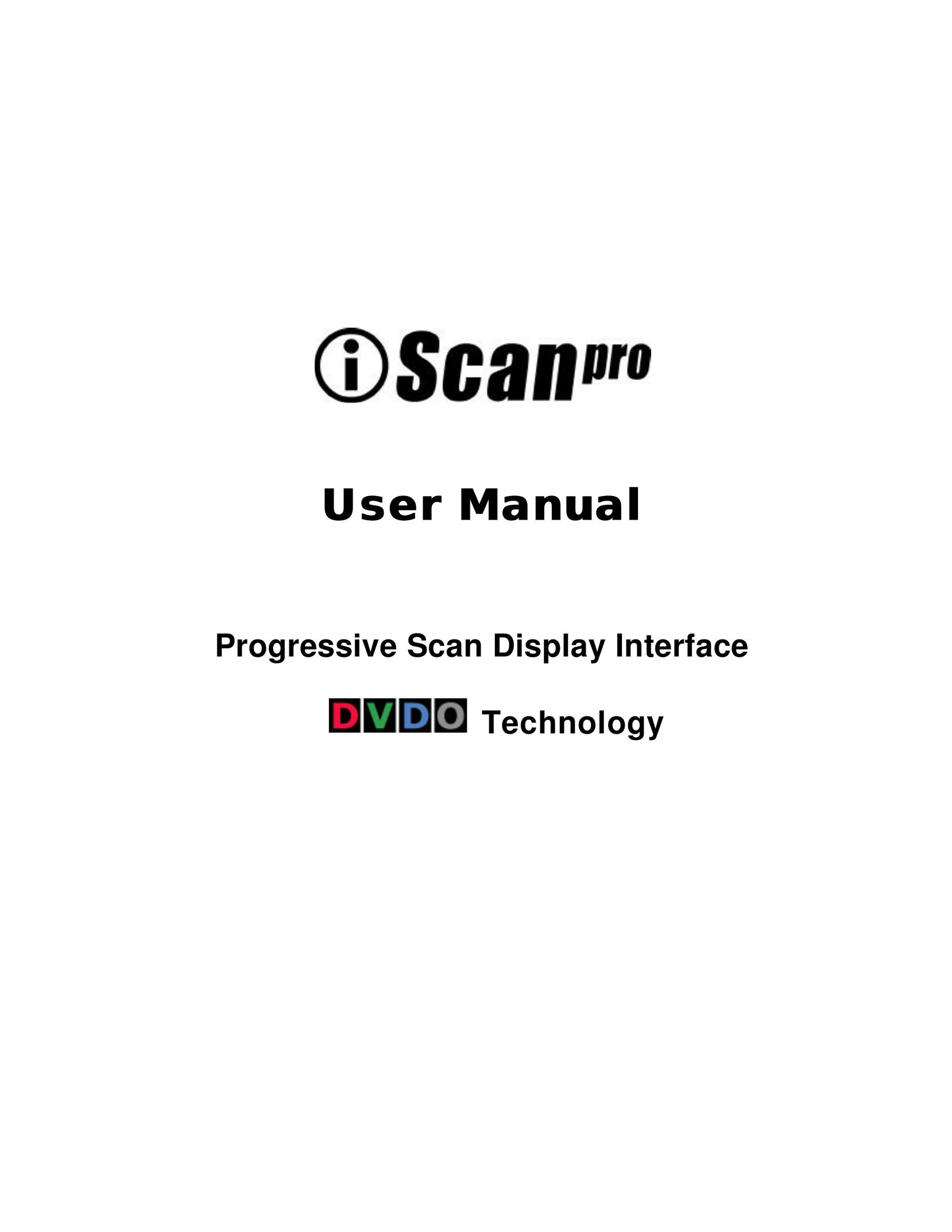 DVDO Progressive Scan Display Interface Projector User Manual