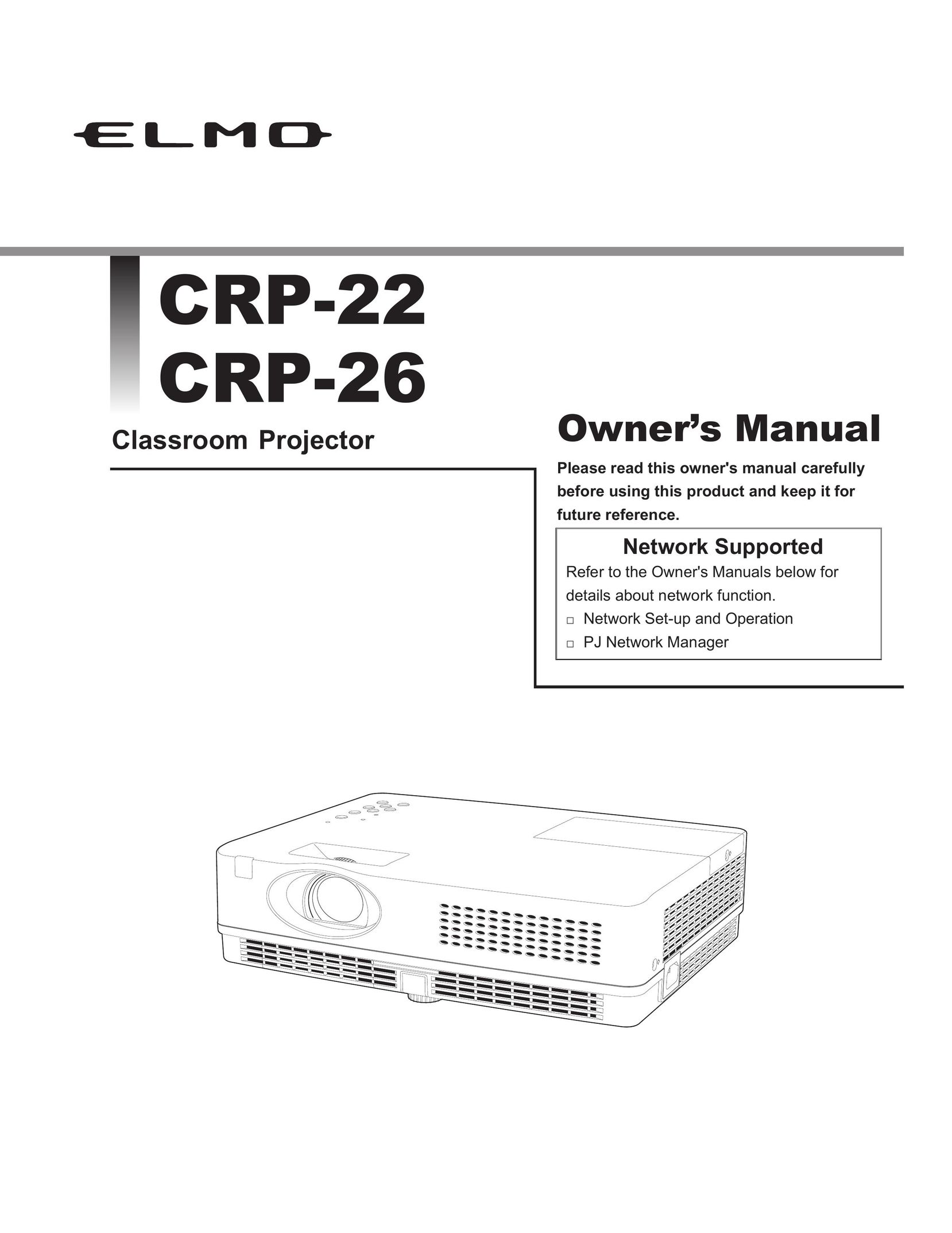Elmo CRP-26 Projector User Manual