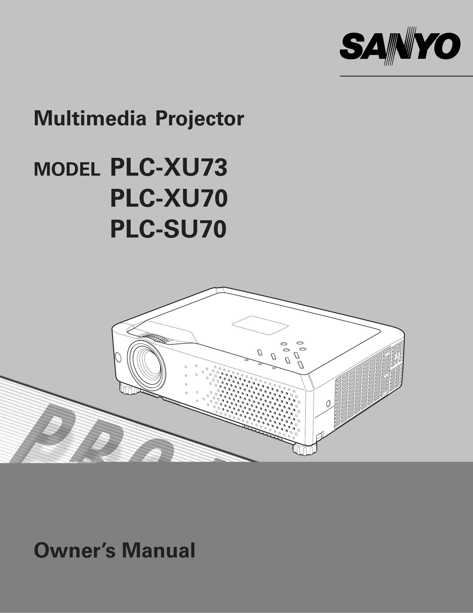 Fisher PLC-SU70 Projector User Manual