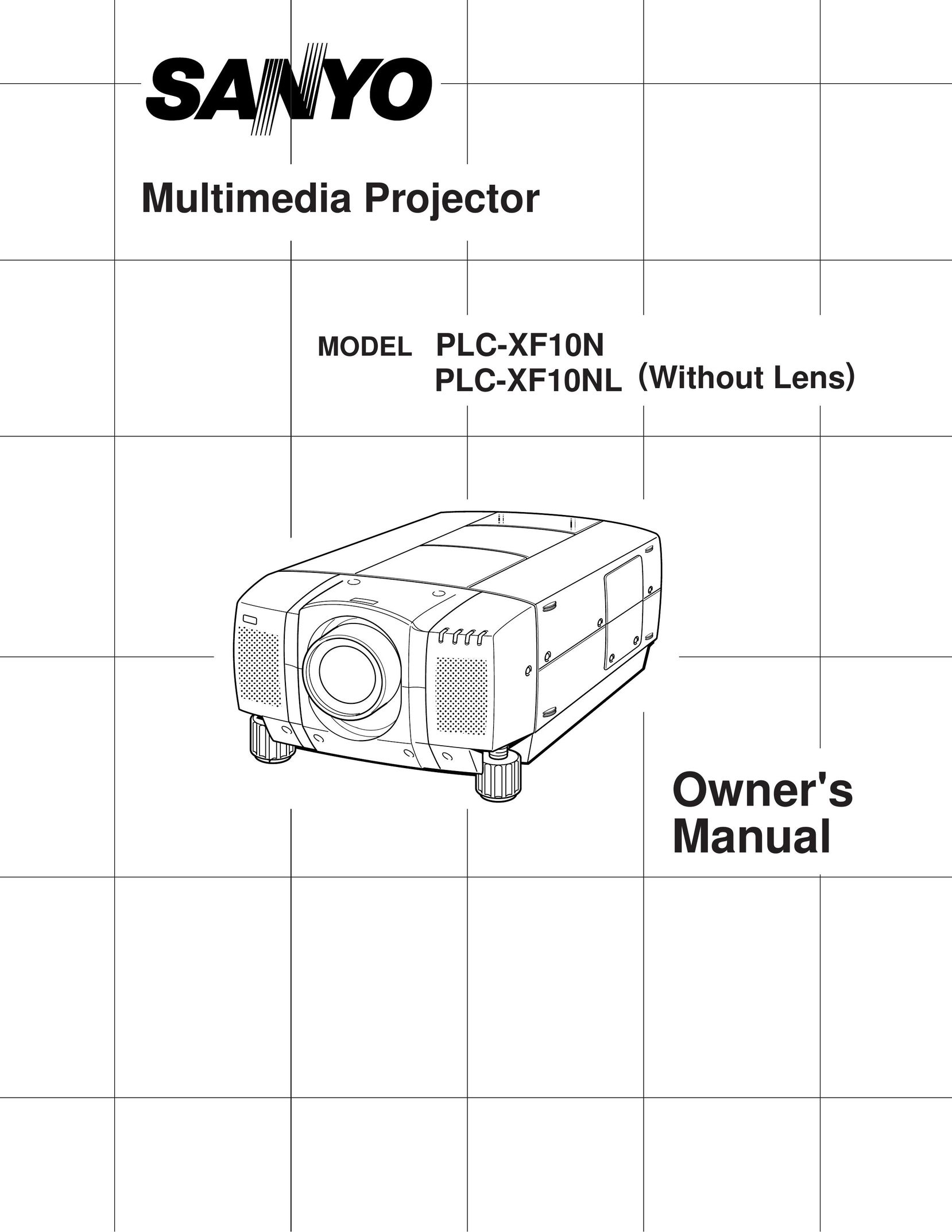 Fisher PLC-XF10NL (Without Lens), PLC-XF10N Projector User Manual