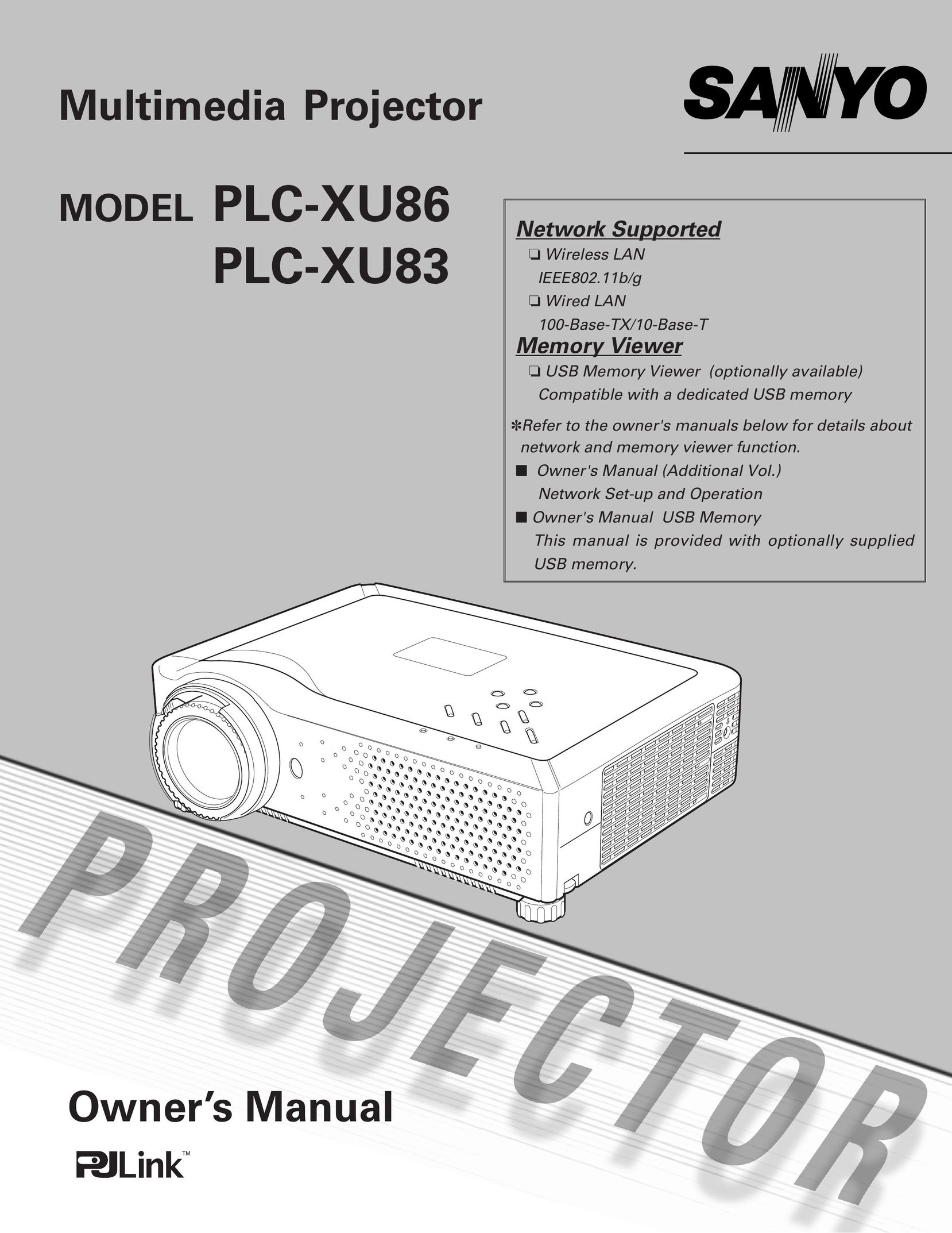 Fisher PLC-XU83 Projector User Manual