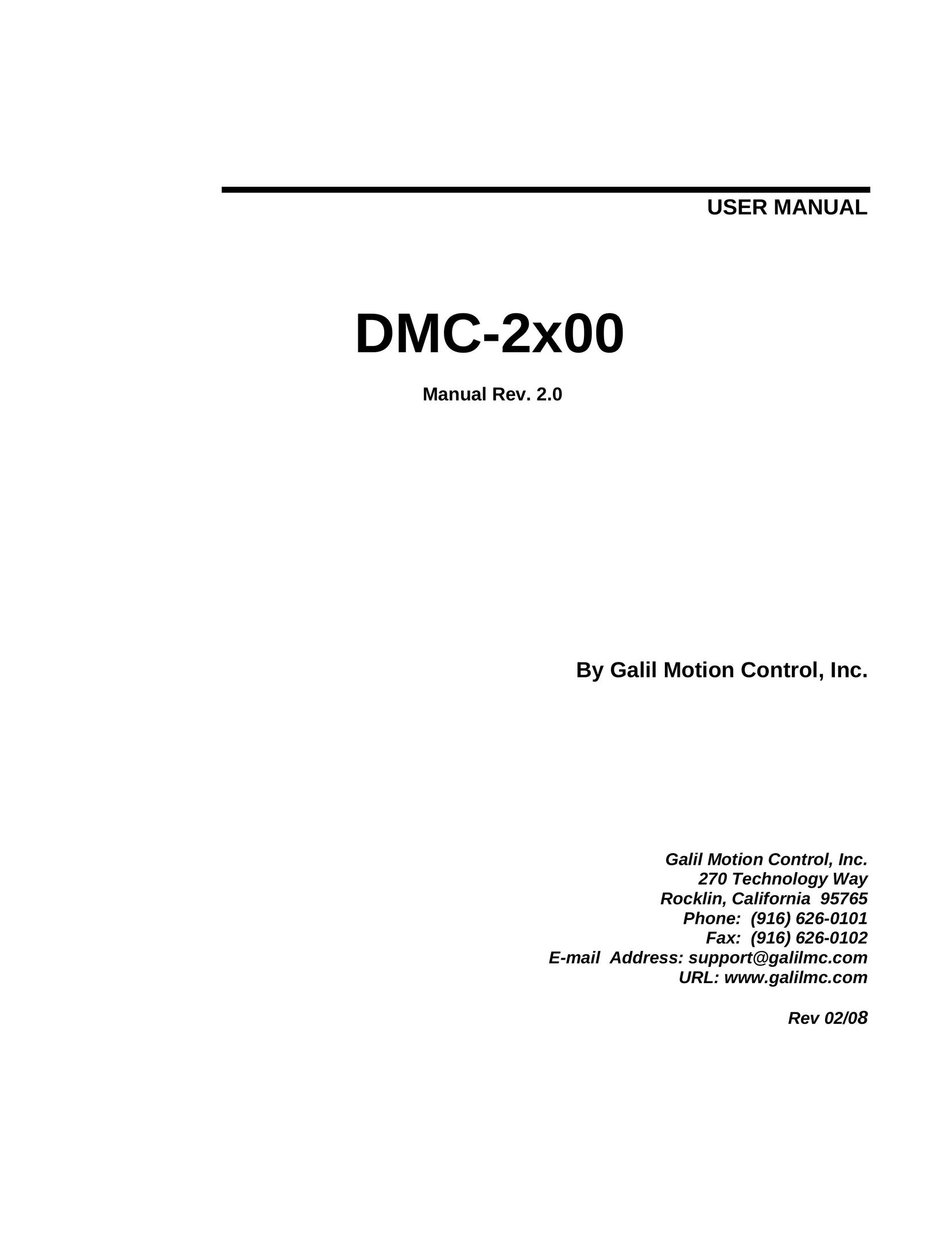 Galil DMC-2X00 Projector User Manual
