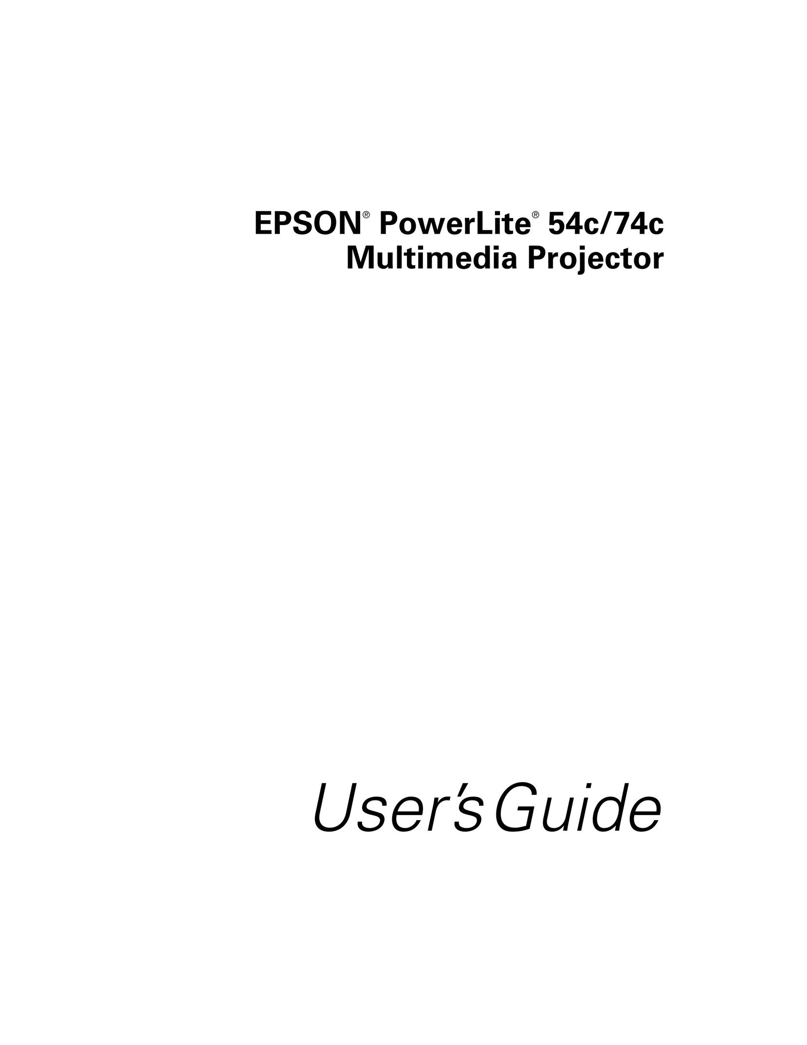 Garmin 74C Projector User Manual