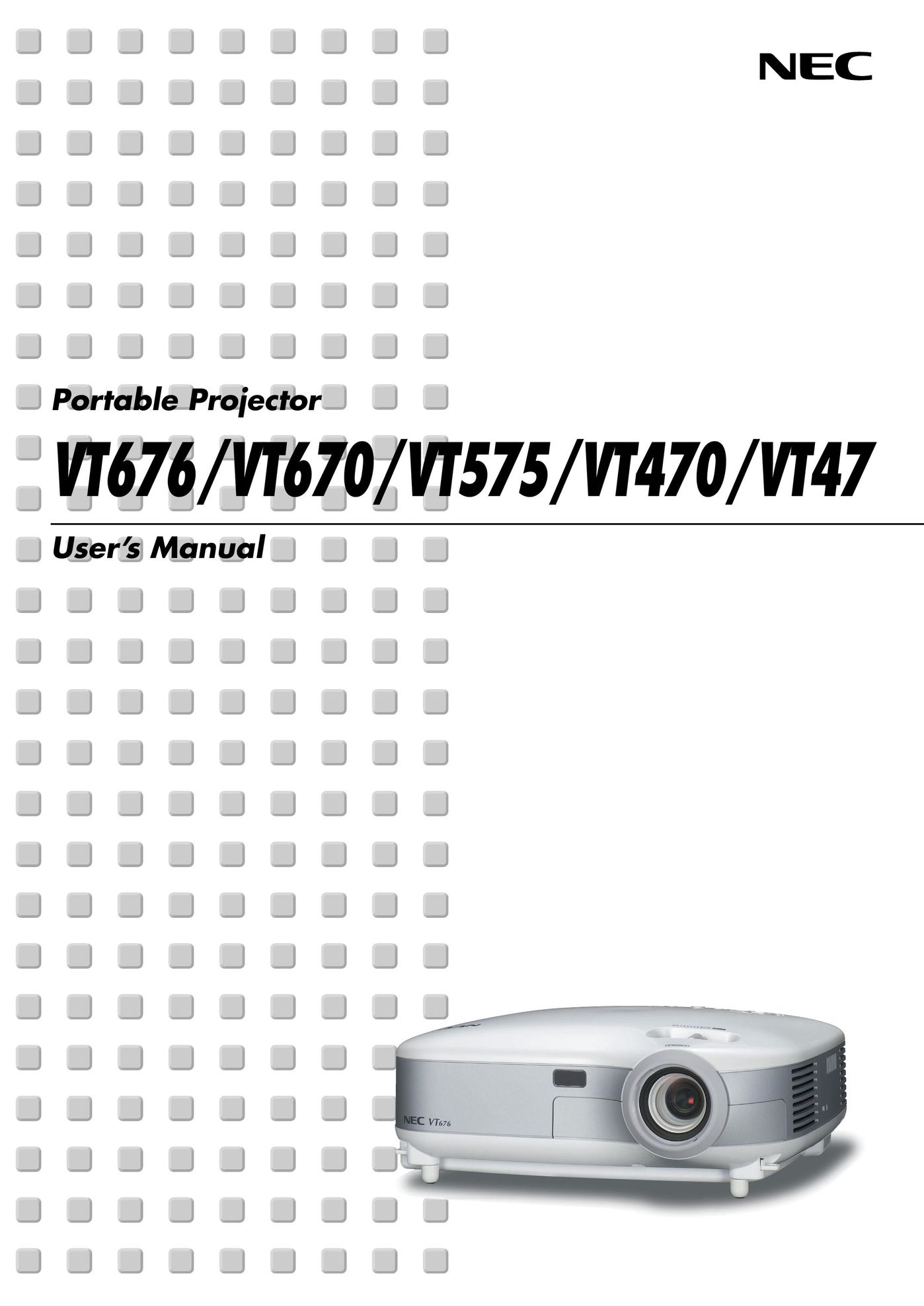IBM VT470 Projector User Manual