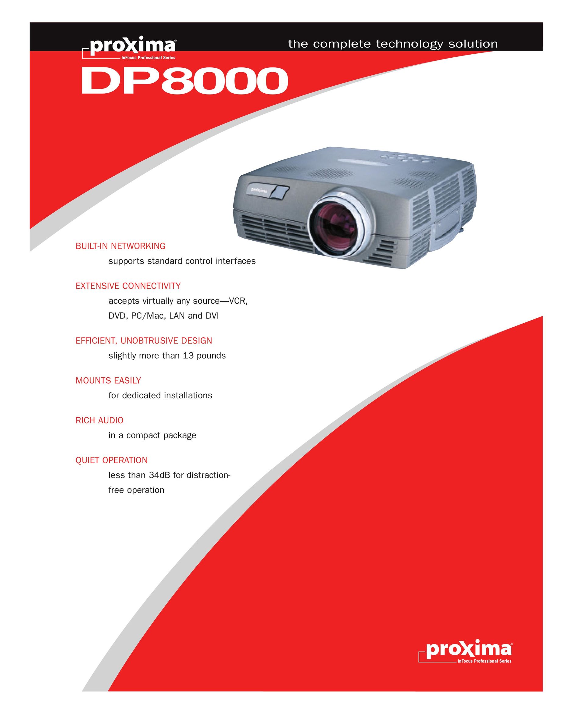 InFocus DP8000 Projector User Manual