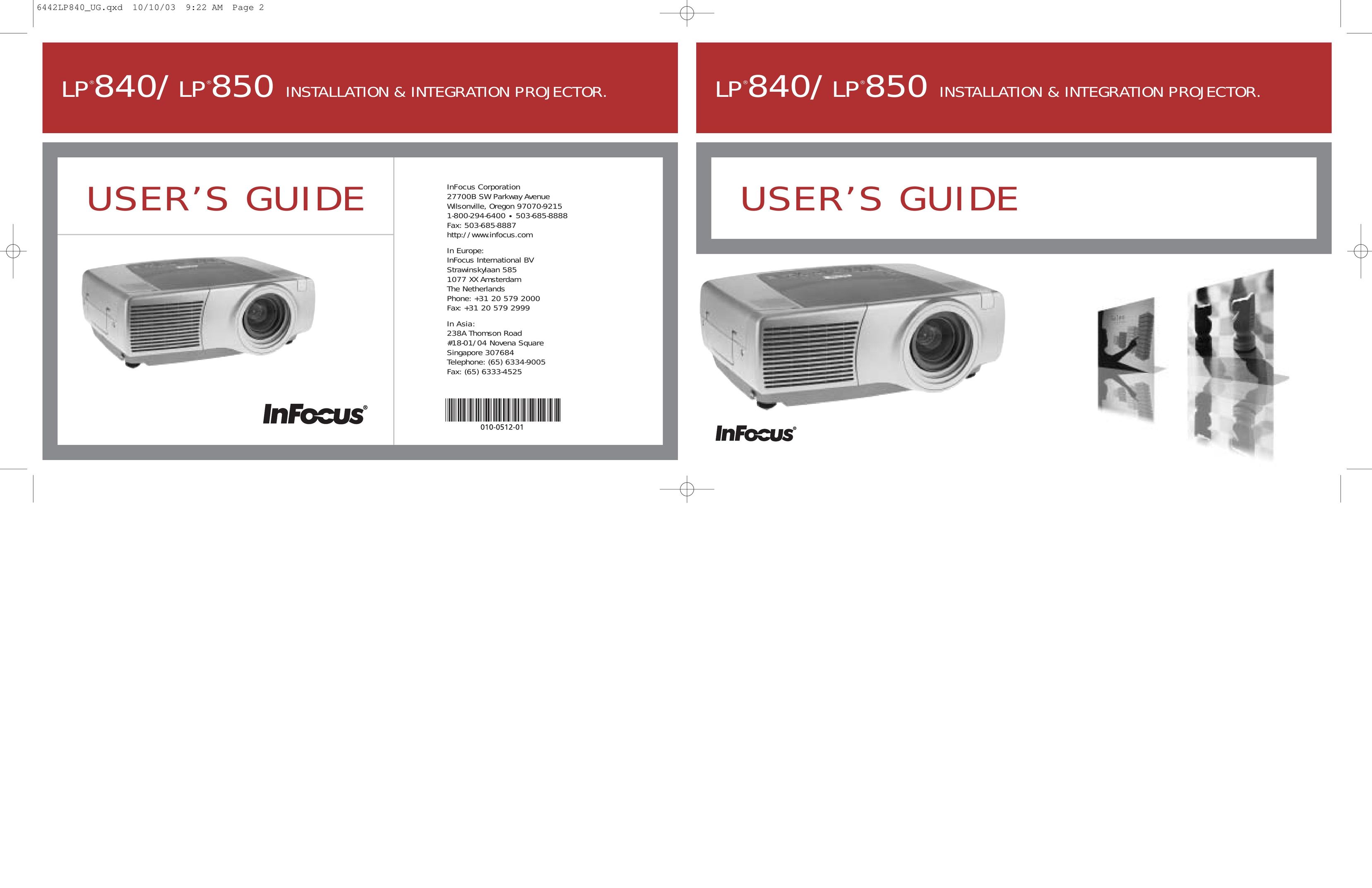 Jabra LP 850 Projector User Manual