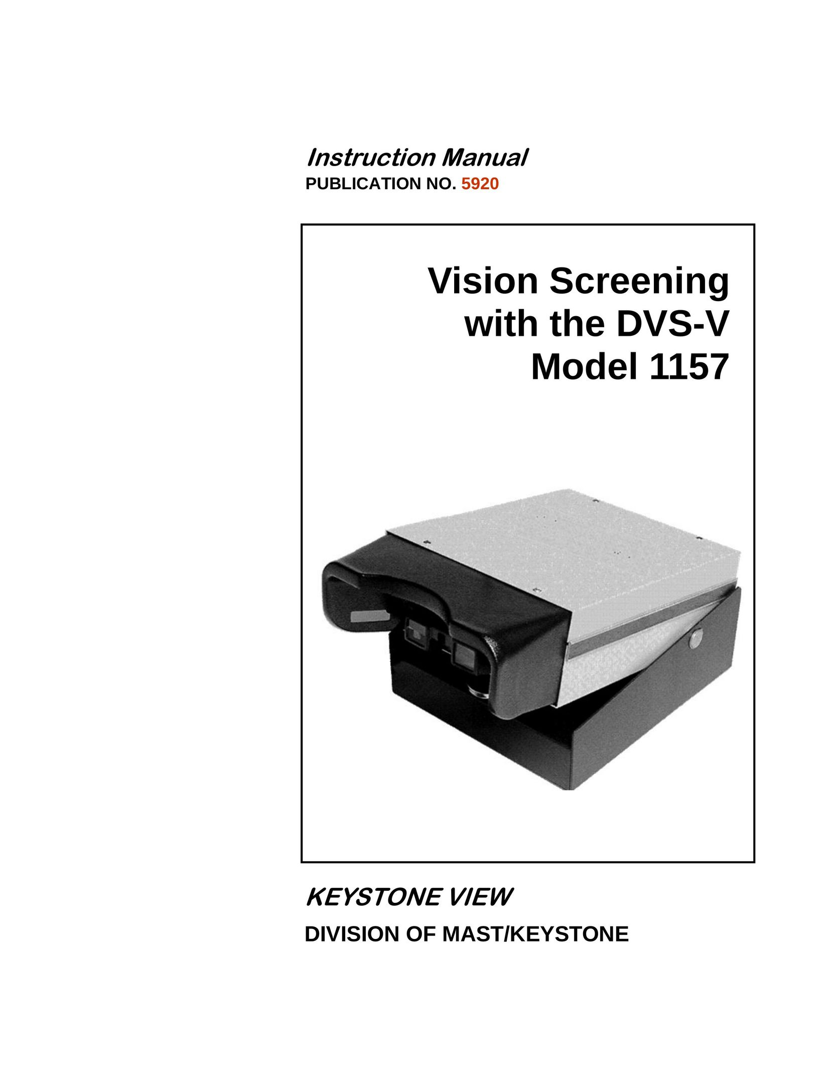 Keystone 1157 Projector User Manual
