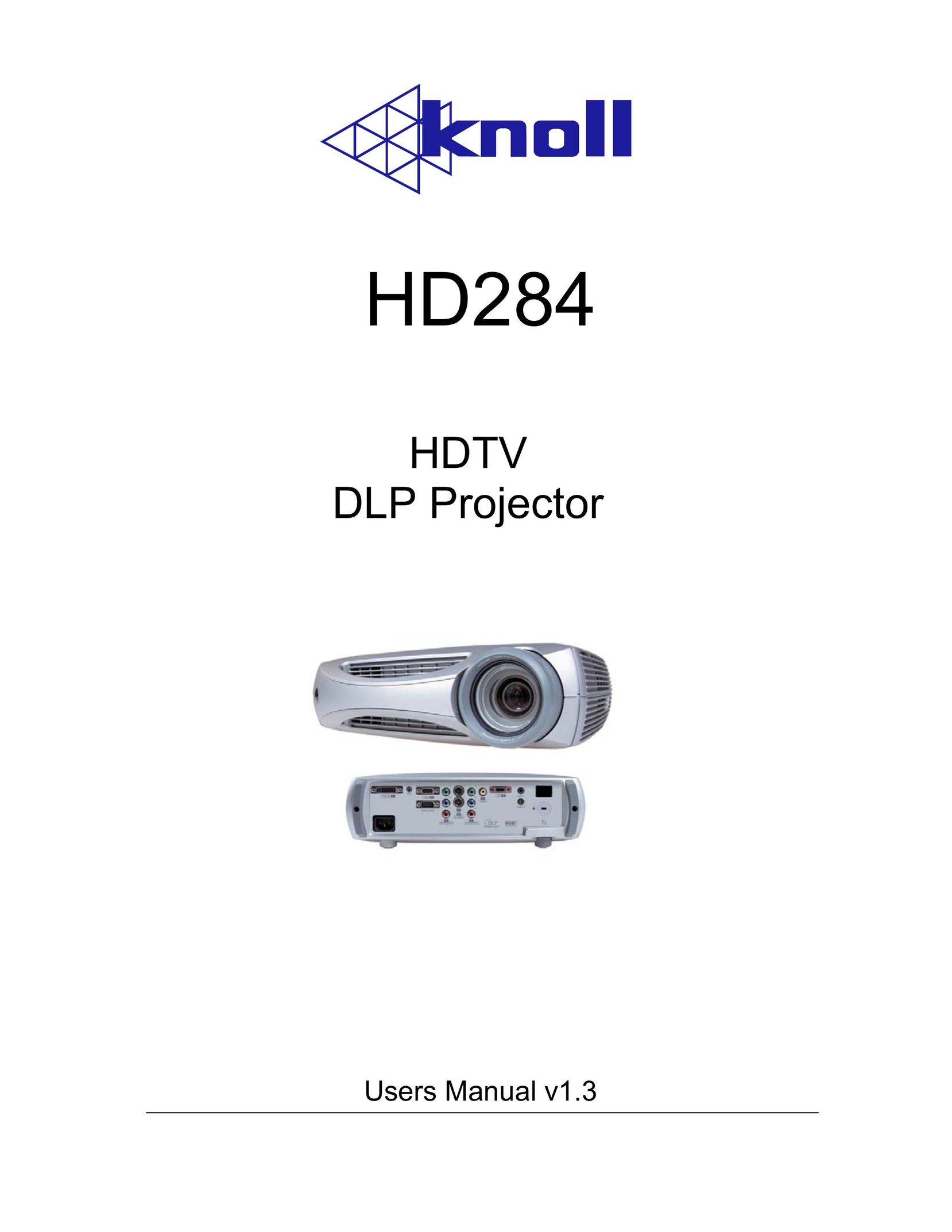Knoll HD284 Projector User Manual