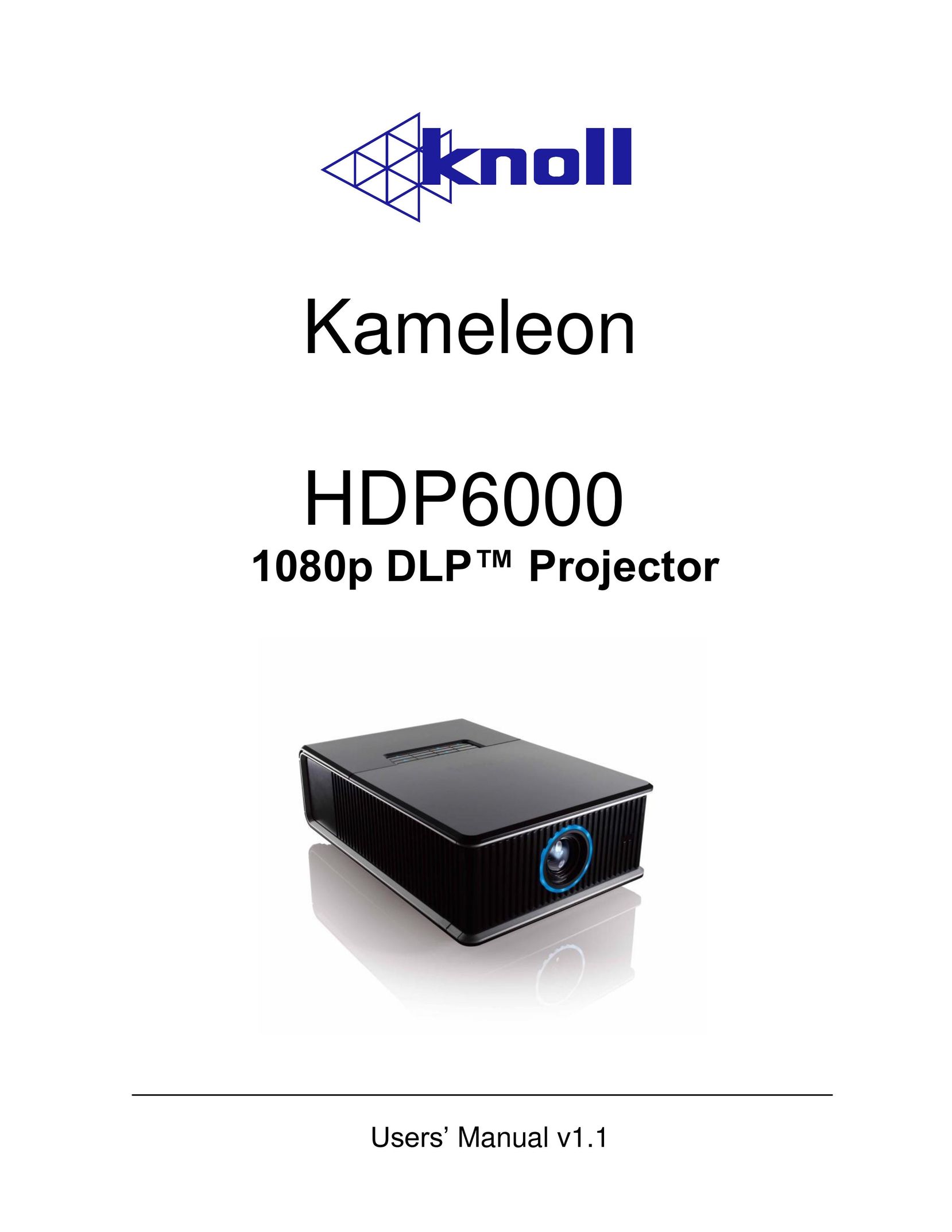 Knoll Systems HDP6000 Projector User Manual