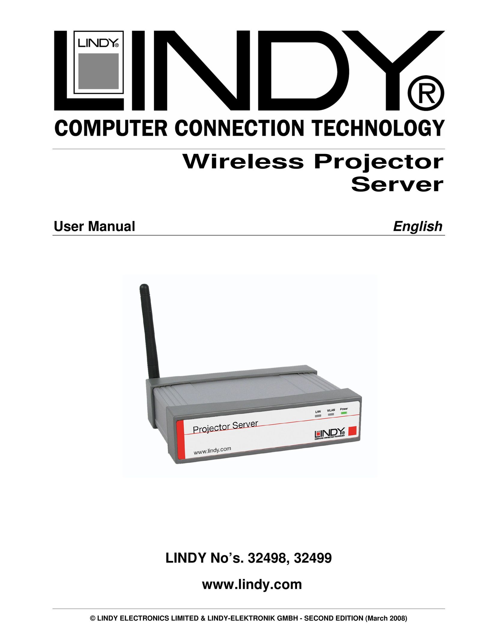 Lindy 32498 Projector User Manual