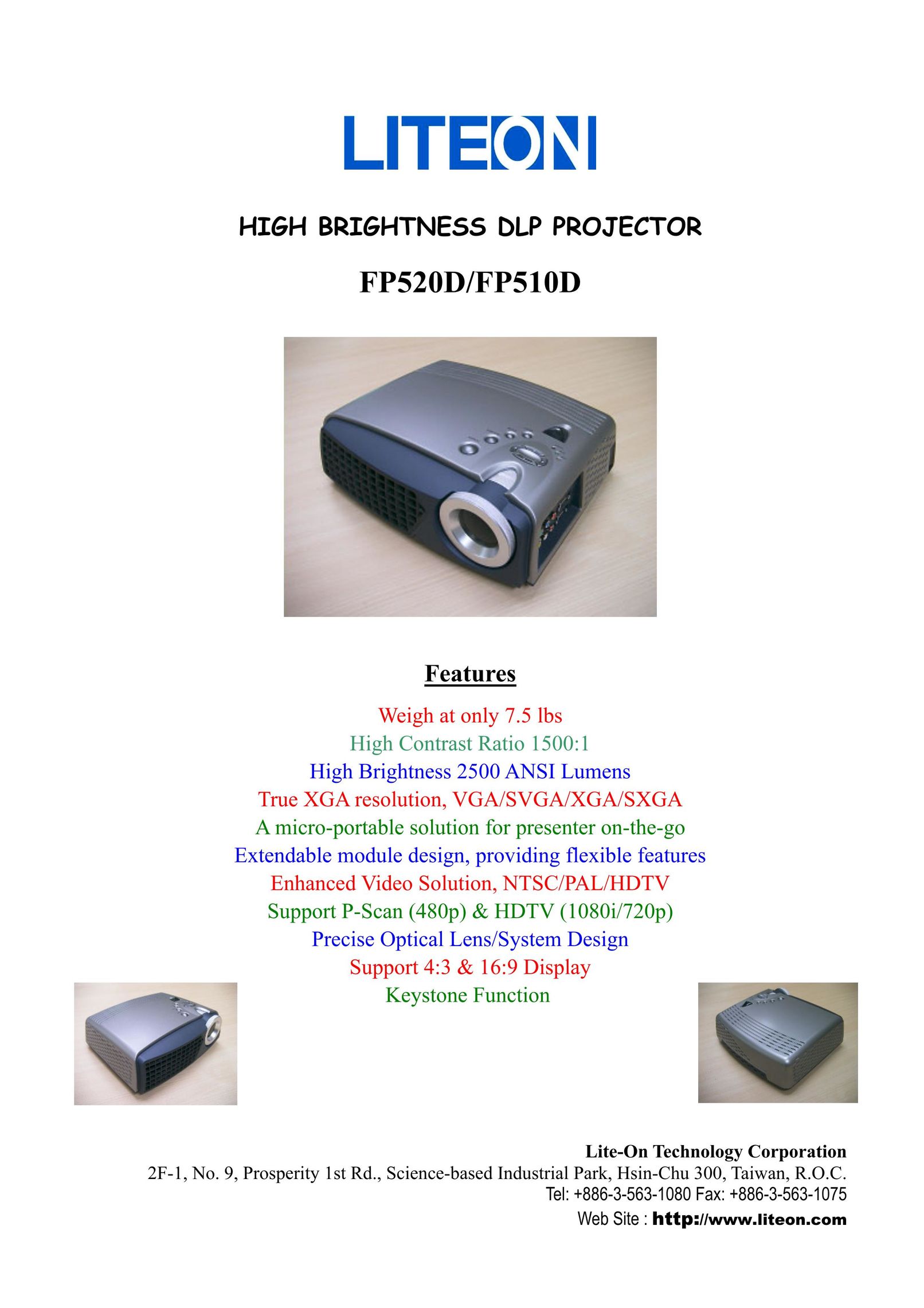 Lite-On FP520D Projector User Manual