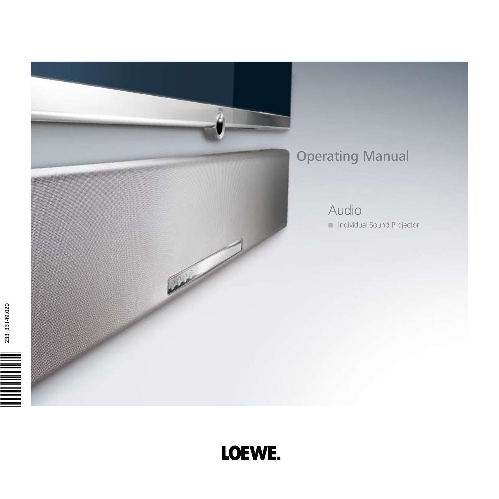 Loewe Individual Sound Projector Projector User Manual