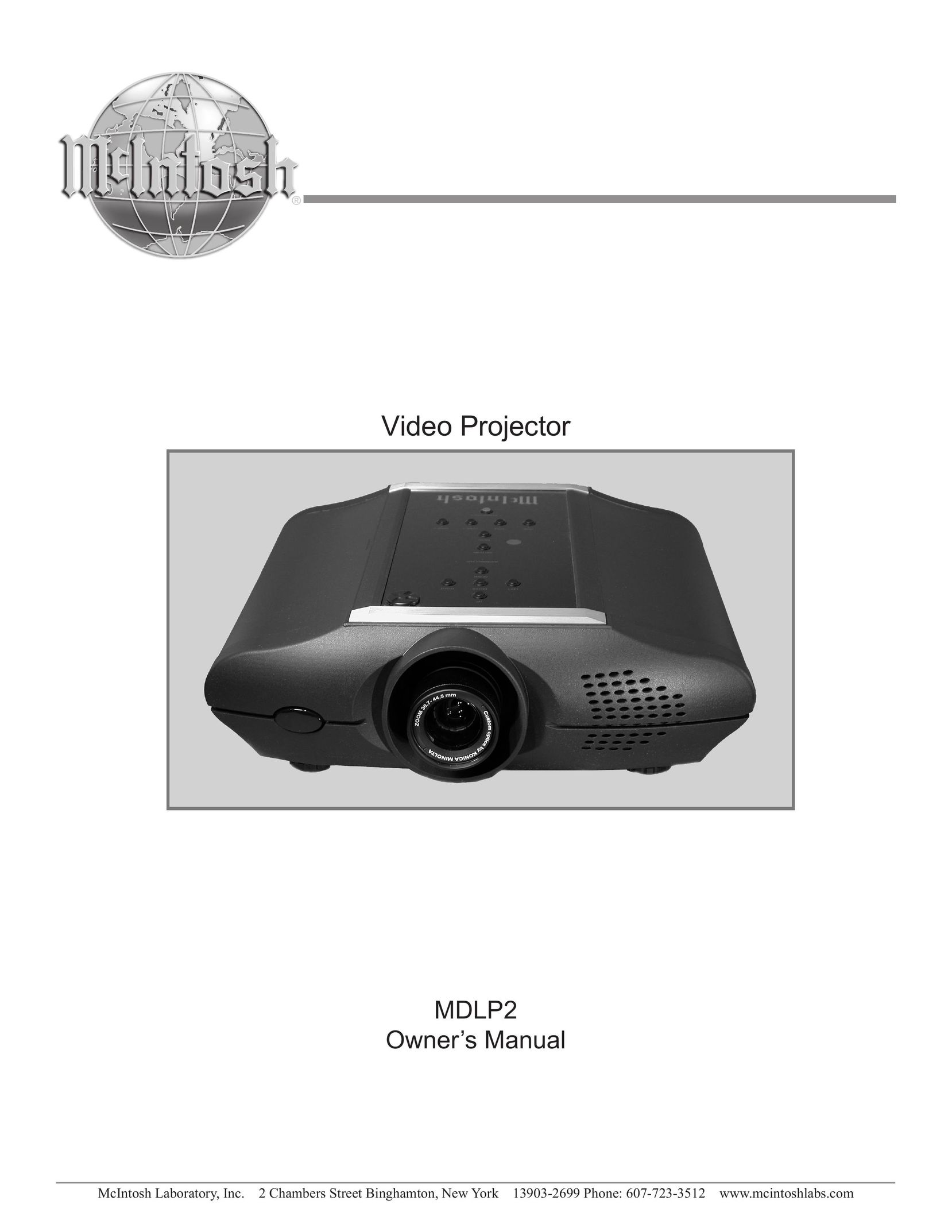 McIntosh MDLP2 Projector User Manual