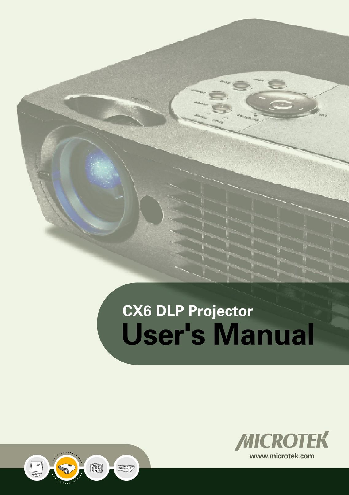 Microtek CX6 Projector User Manual