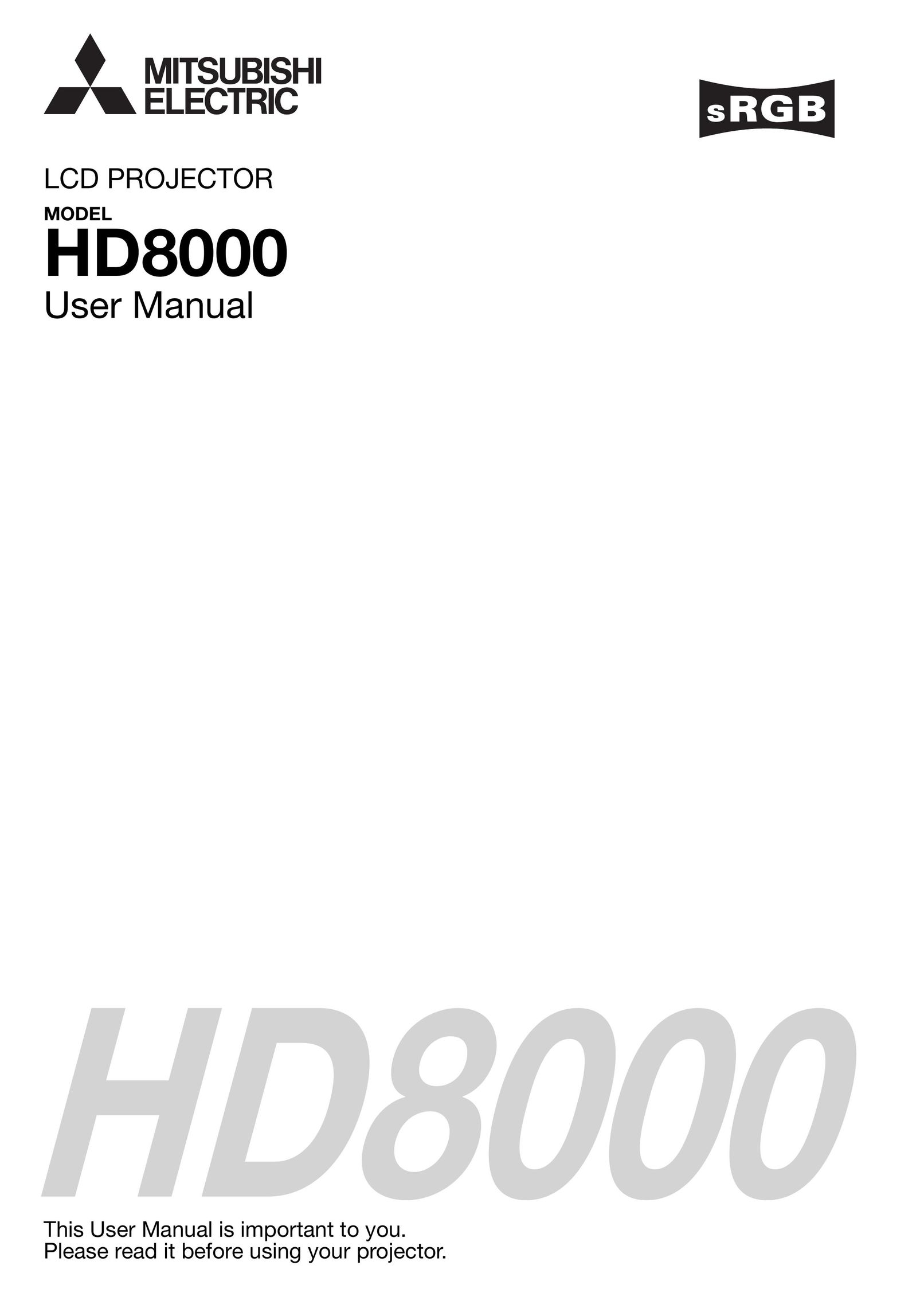 Mitsumi electronic HD8000 Projector User Manual