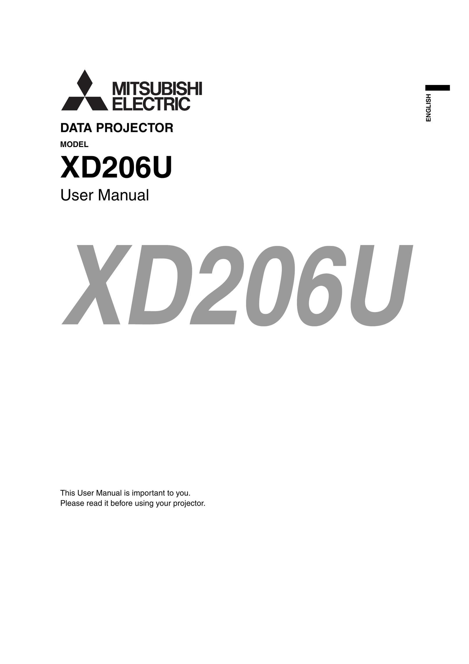 Mitsumi electronic XD206U Projector User Manual