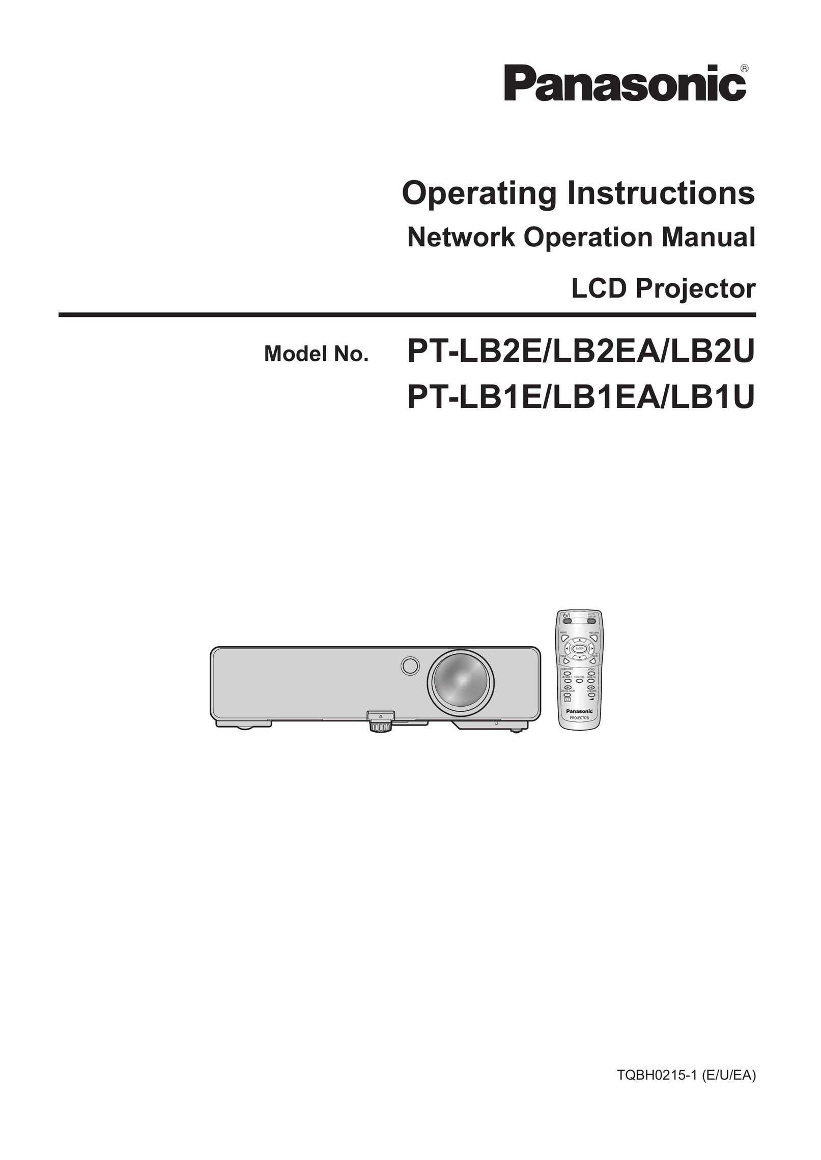 Panasonic LB1U Projector User Manual