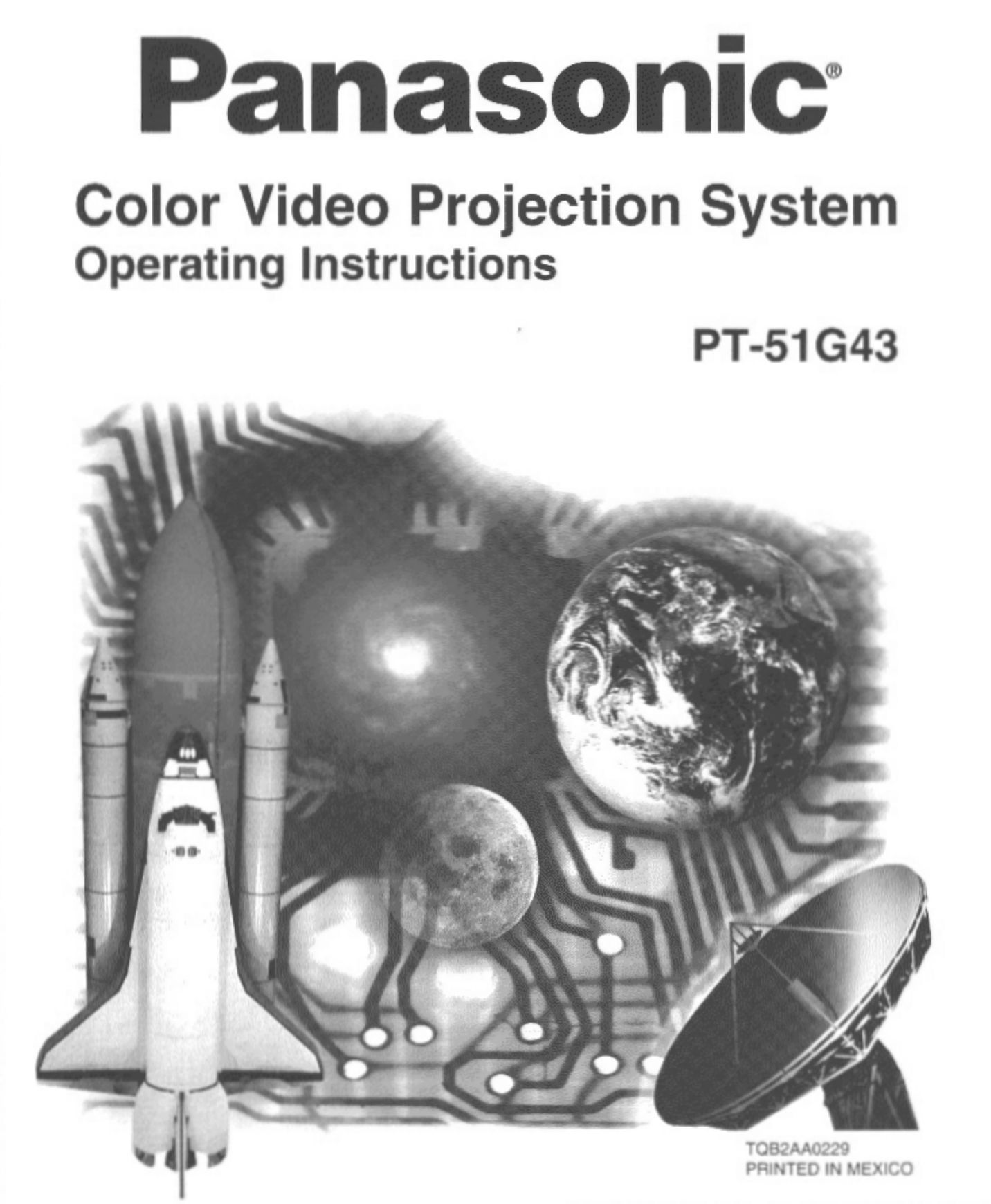 Panasonic PT-51G43 Projector User Manual