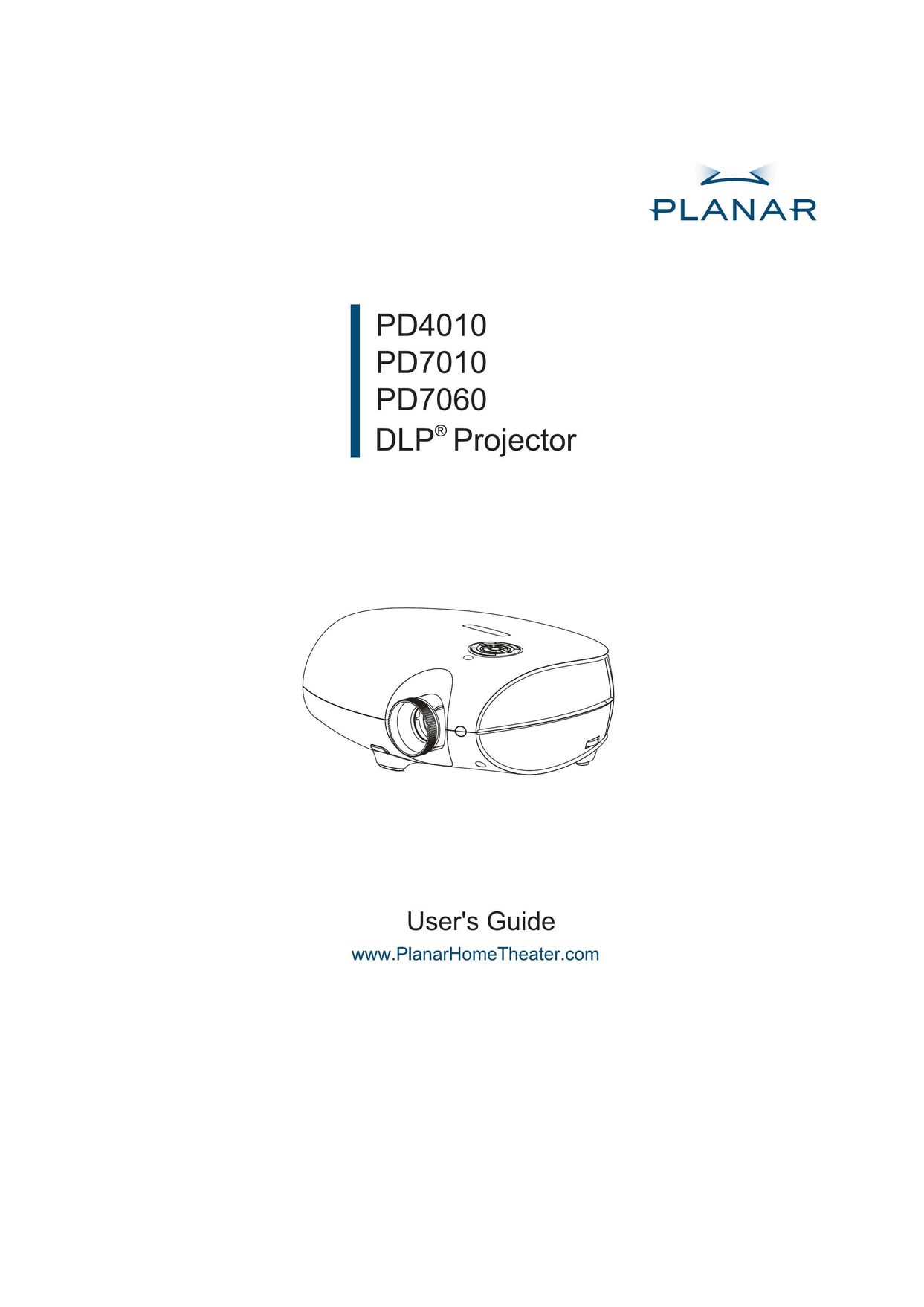 Planar PD7060 Projector User Manual