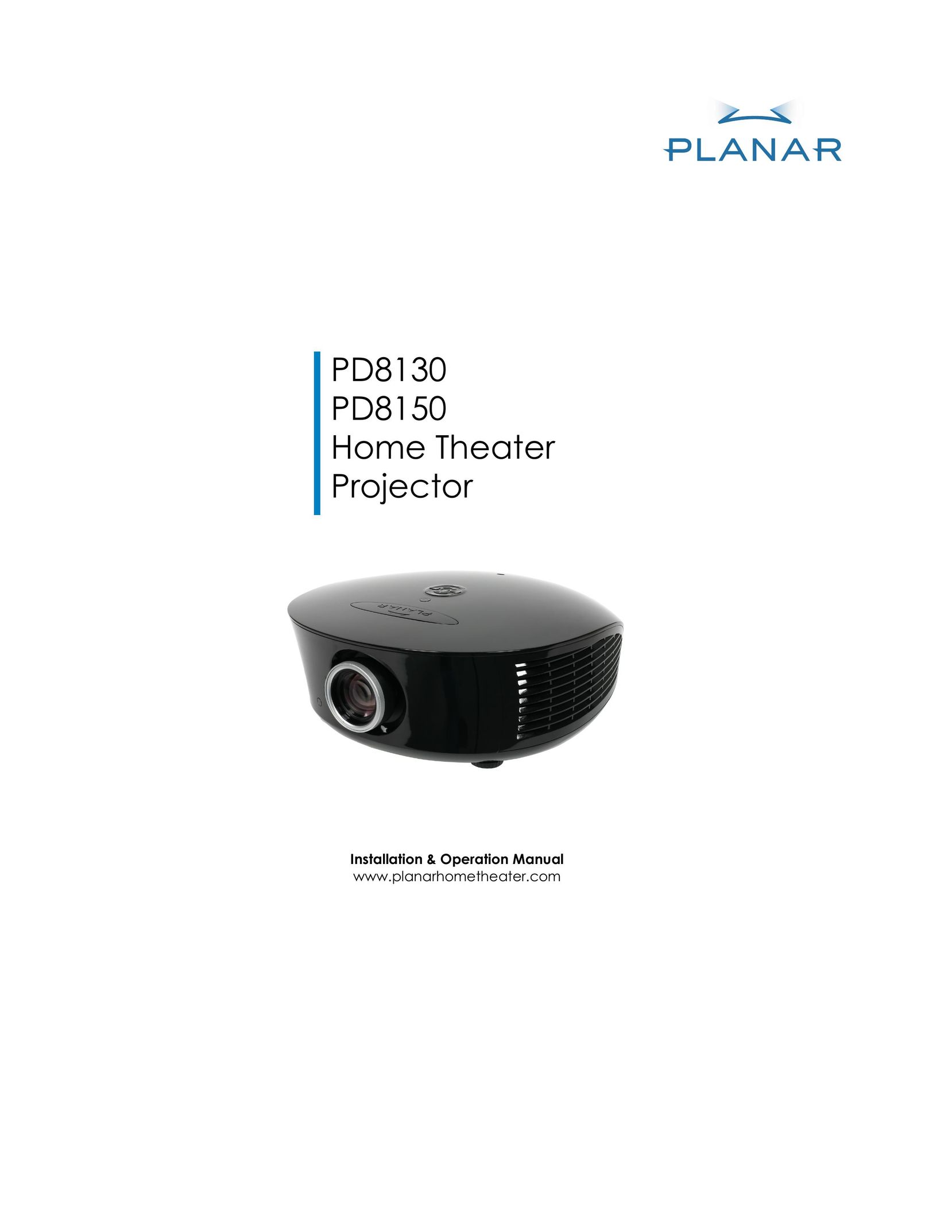 Planar PD8150 Projector User Manual