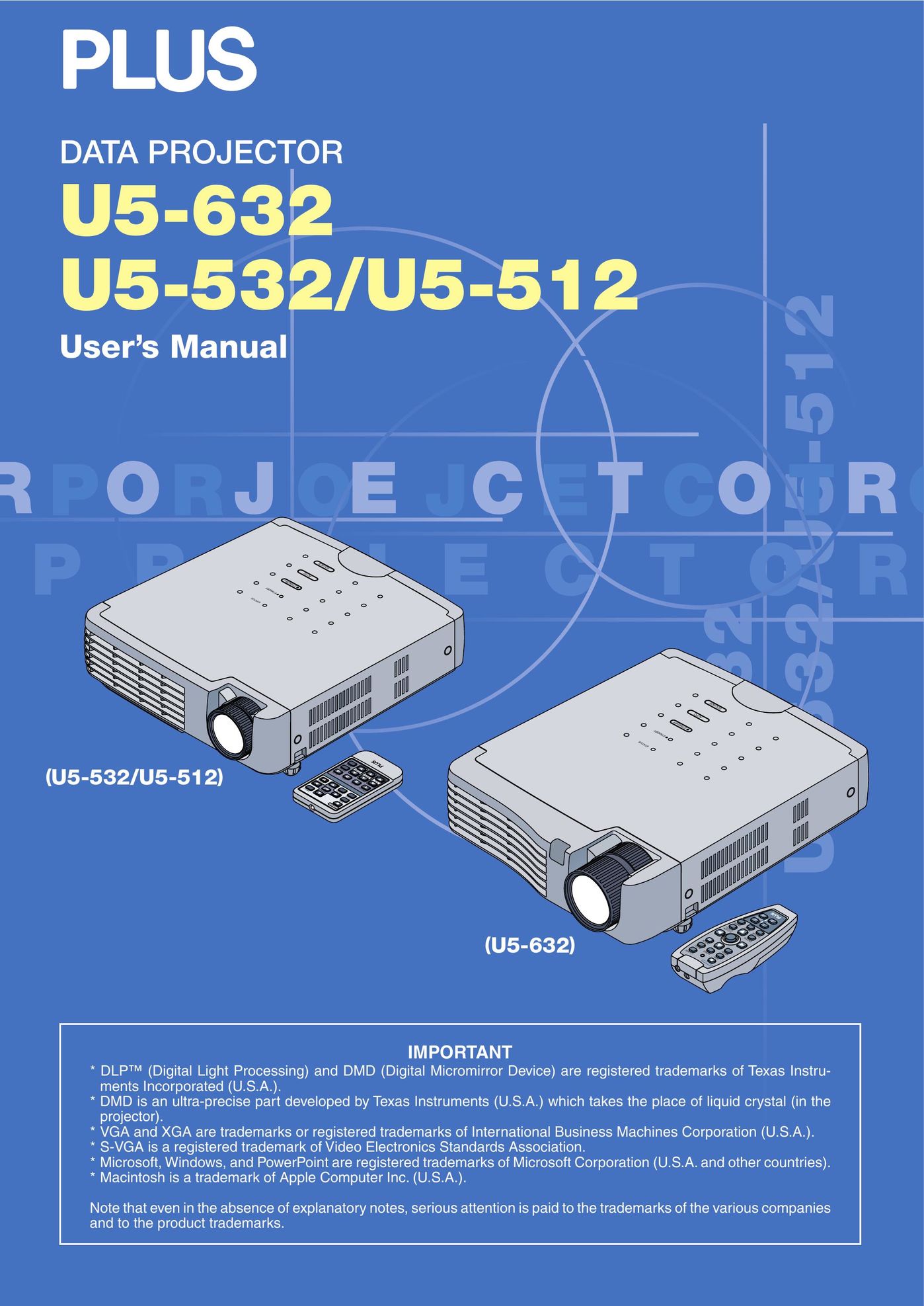 PLUS Vision U5-512 Projector User Manual