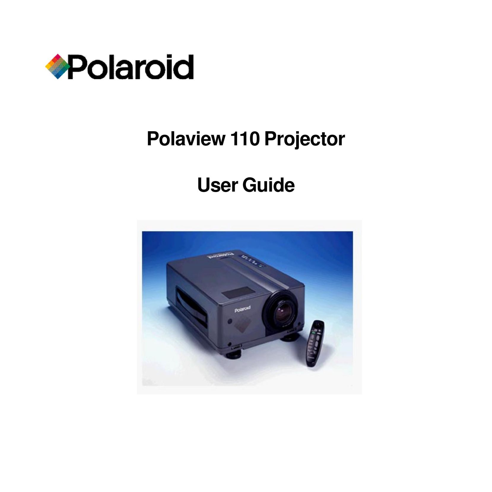 Polaroid Polaview 110 Projector User Manual